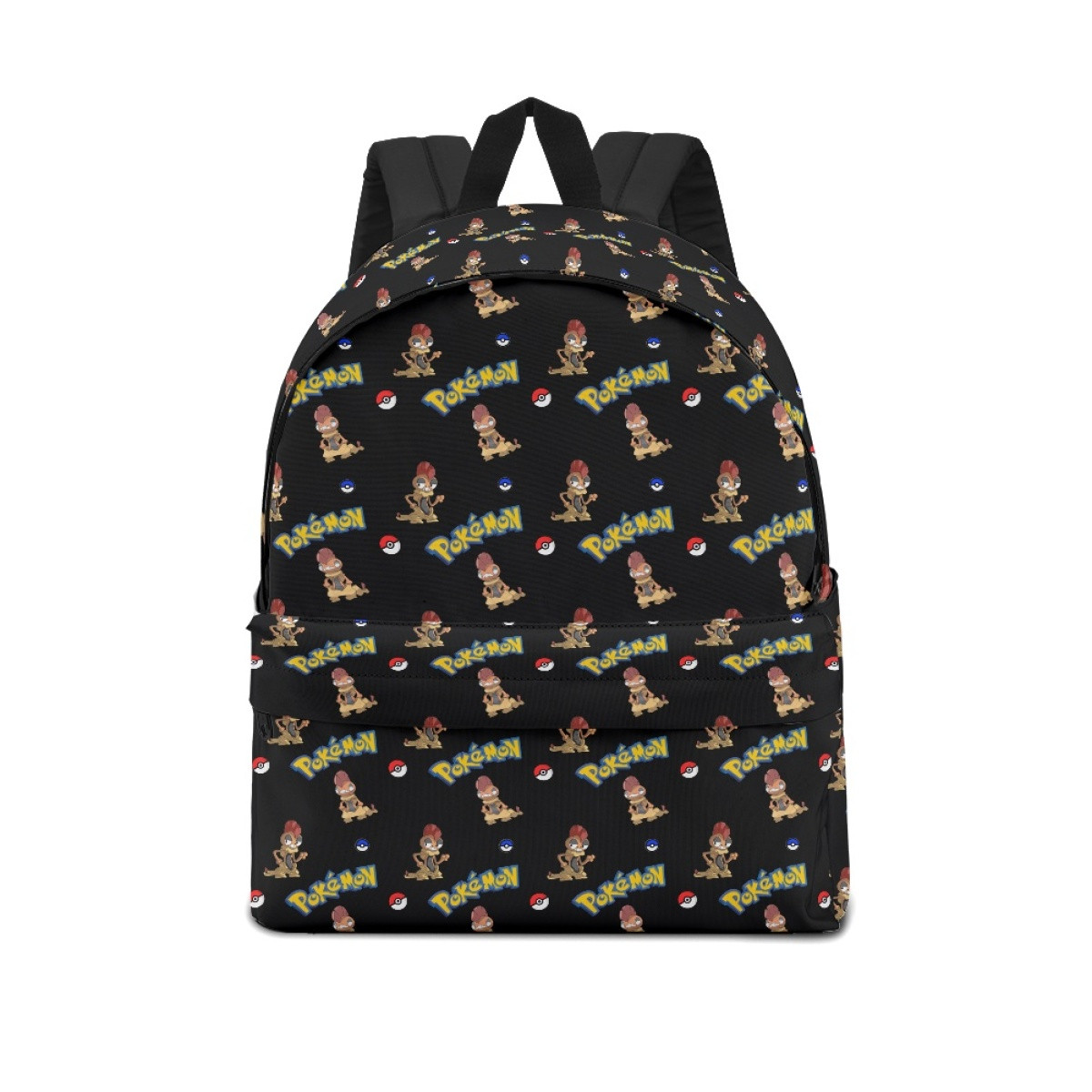 Pokemon Scrafty School Backpack Multicolor Schoolbag Rucksack - Scrafty Character Series Art