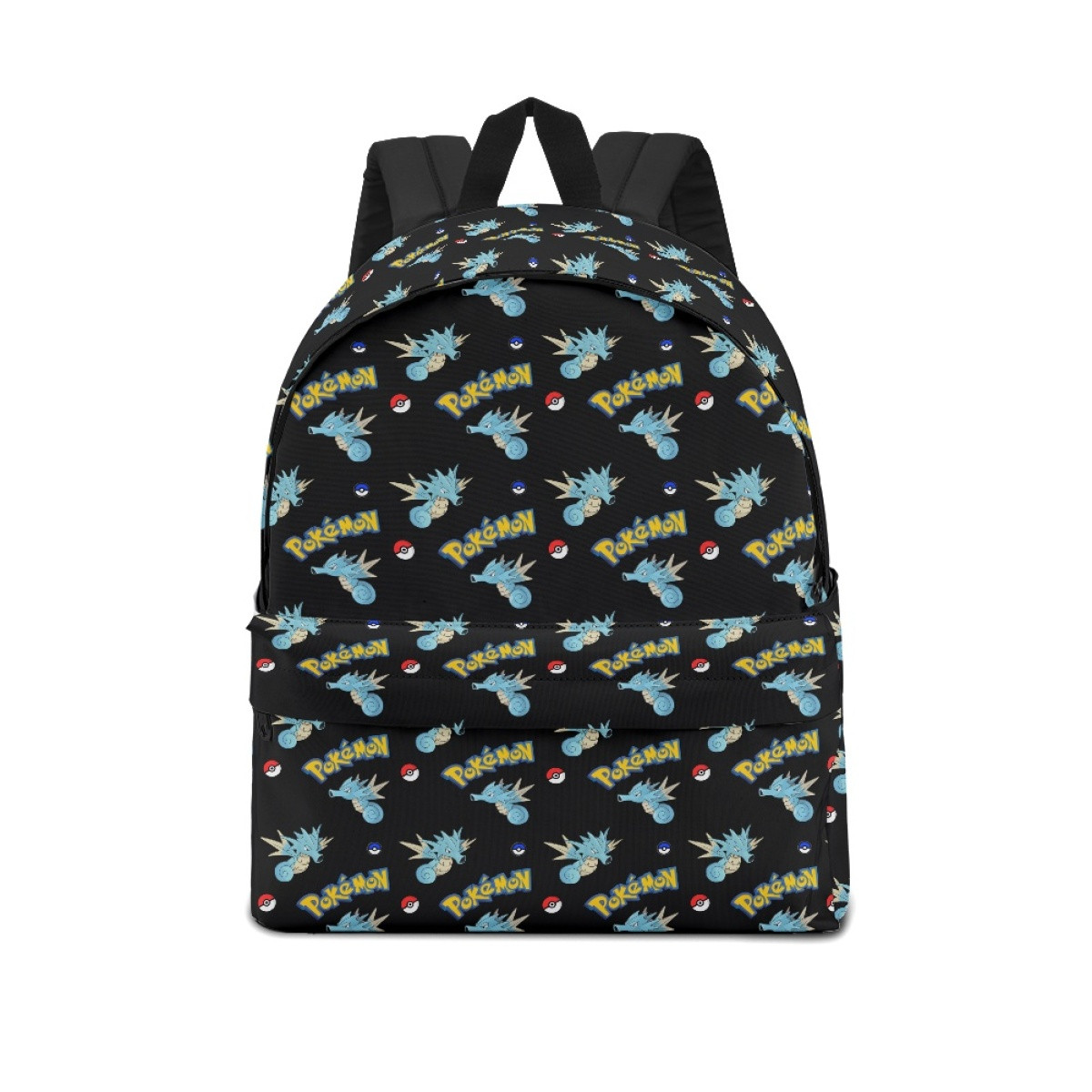 Pokemon Seadra School Backpack Multicolor Schoolbag Rucksack - Seadra Character Series Art