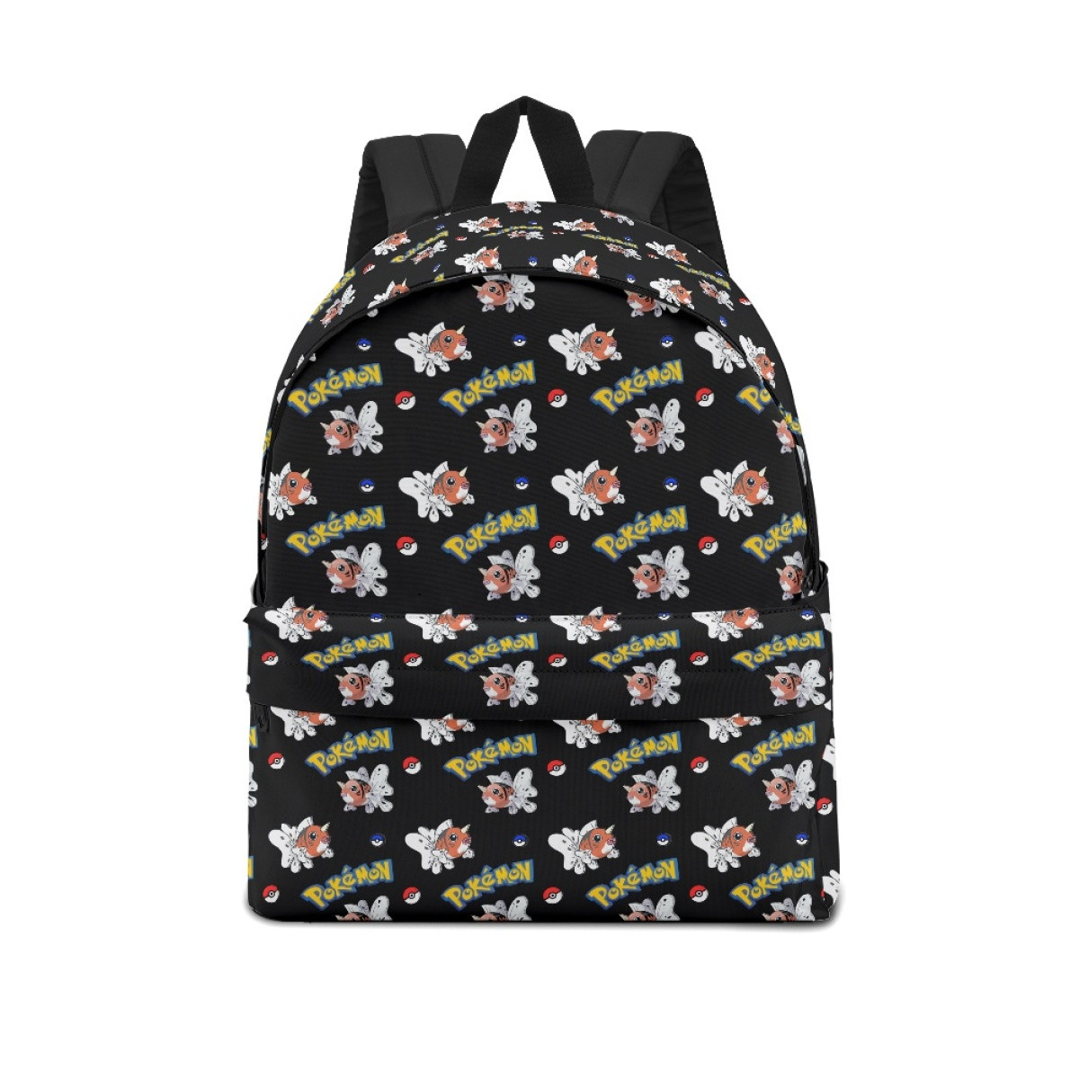 Pokemon Seaking School Backpack Multicolor Schoolbag Rucksack - Seaking Character Series Art