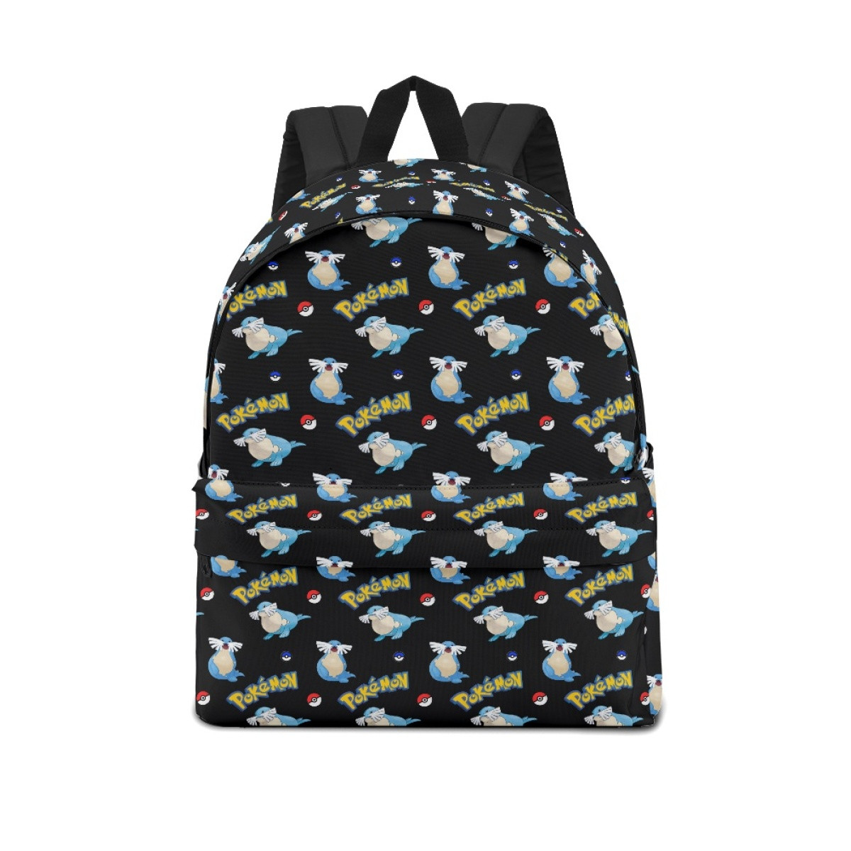 Pokemon Sealeo School Backpack Multicolor Schoolbag Rucksack - Sealeo Character Series Art