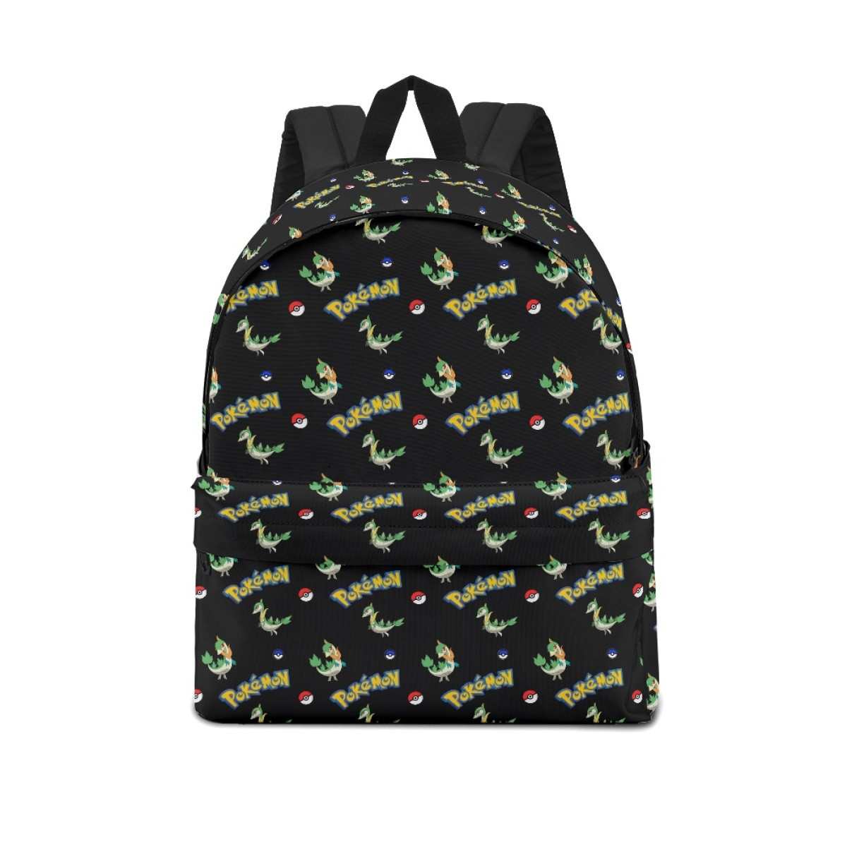 Pokemon Servine School Backpack Multicolor Schoolbag Rucksack - Servine Character Series Art