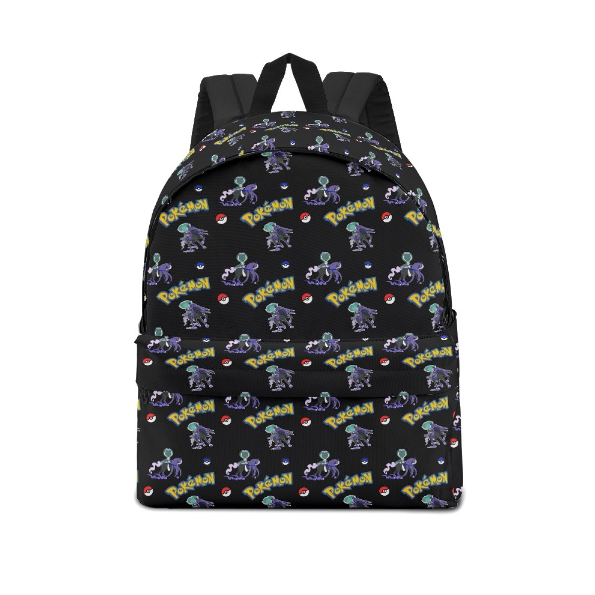 Pokemon Calyrex School Backpack Multicolor Schoolbag Rucksack - Shadow Rider Calyrex Character Series Art