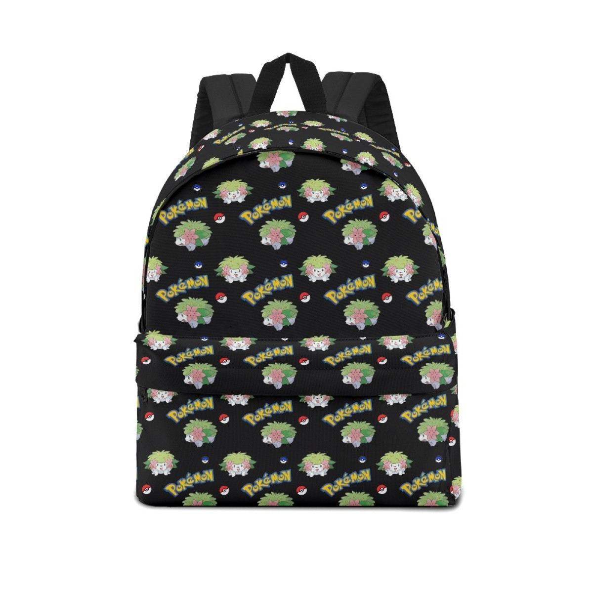 Pokemon Shaymin School Backpack Multicolor Schoolbag Rucksack - Shaymin Character Series Art