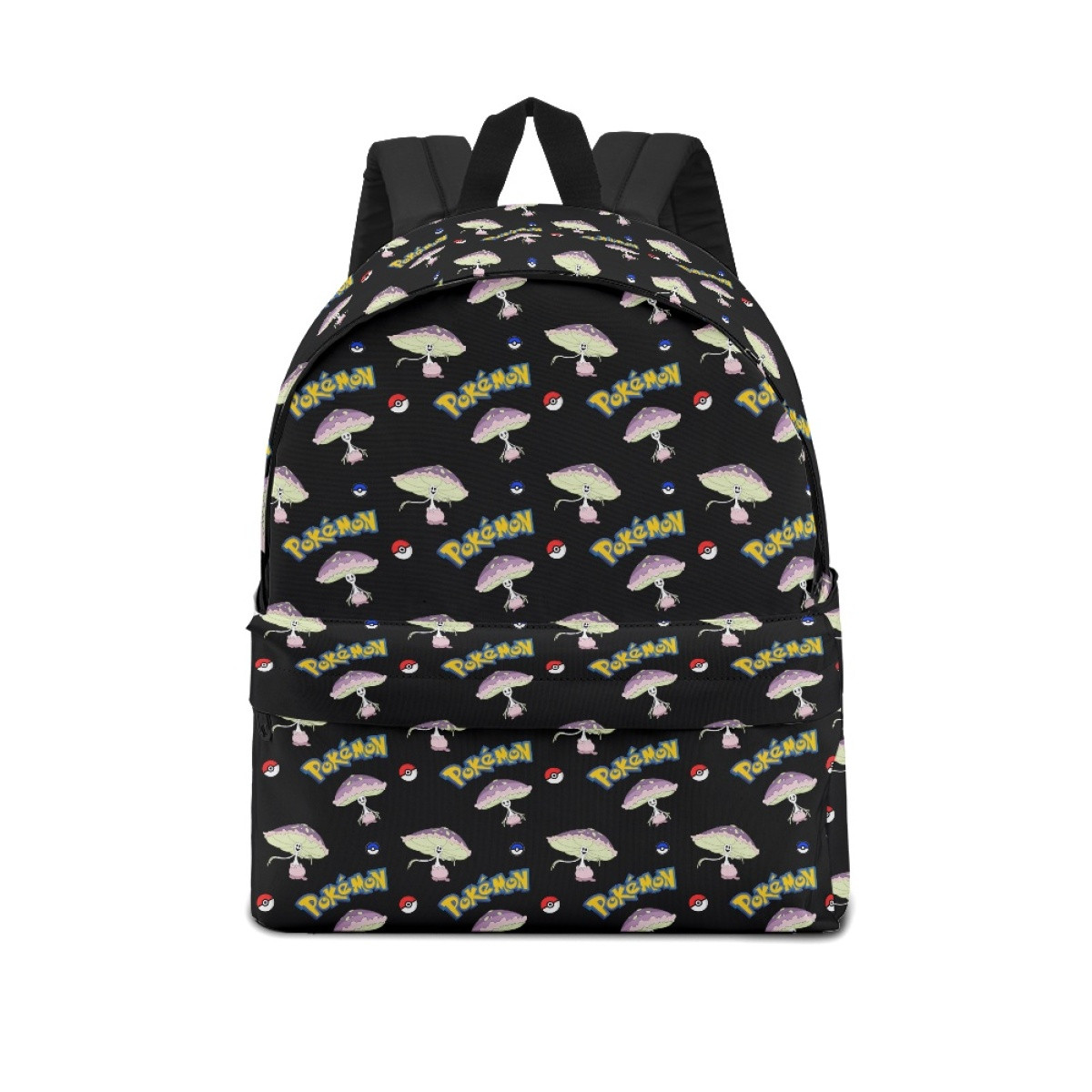 Pokemon Shiinotic School Backpack Multicolor Schoolbag Rucksack - Shiinotic Character Series Art