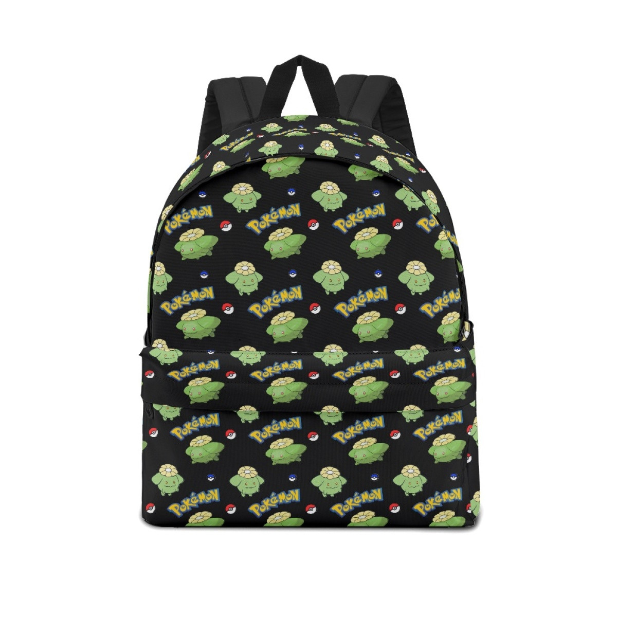 Pokemon Skiploom School Backpack Multicolor Schoolbag Rucksack - Skiploom Character Series Art