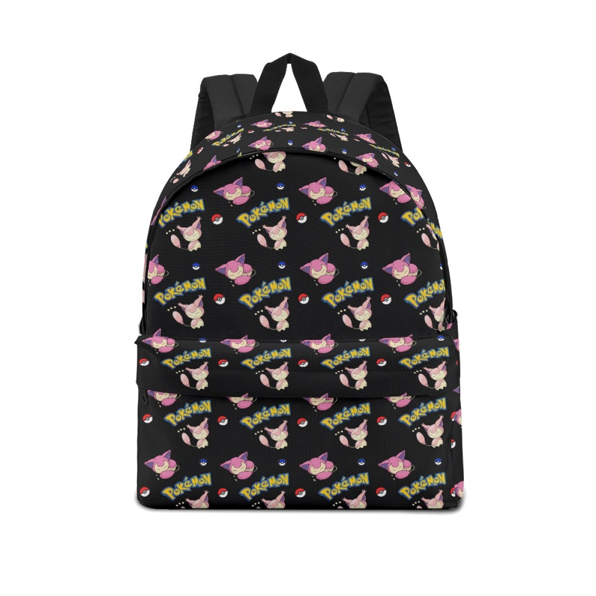 Pokemon Skitty School Backpack Multicolor Schoolbag Rucksack - Skitty Character Series Art