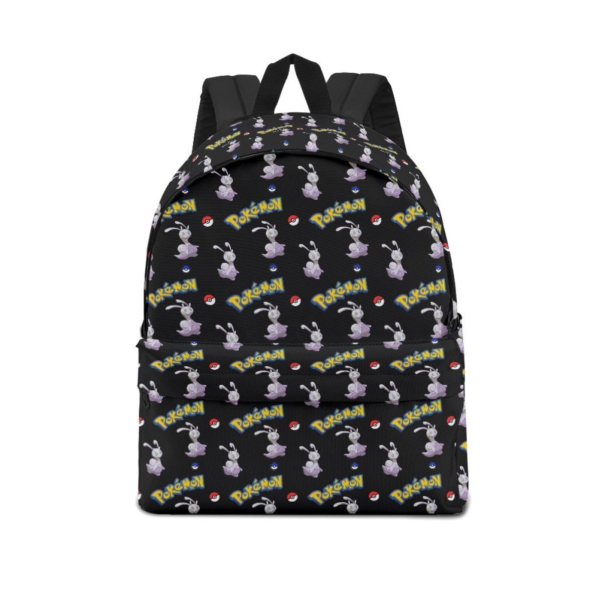 Pokemon Sliggoo School Backpack Multicolor Schoolbag Rucksack - Sliggoo Character Series Art