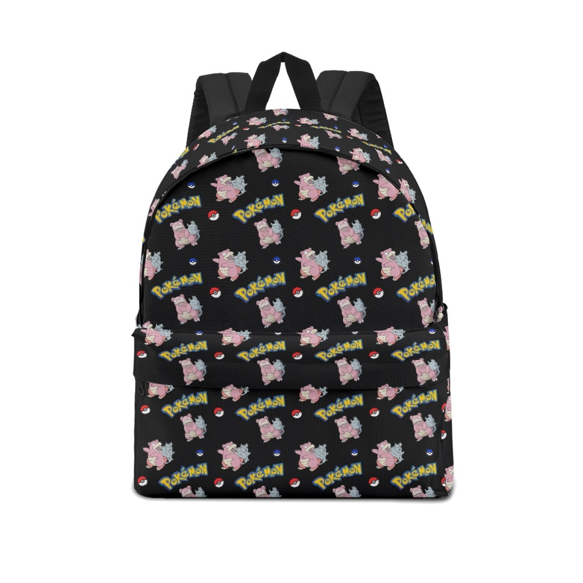 Pokemon Slowbro School Backpack Multicolor Schoolbag Rucksack - Slowbro Character Series Art