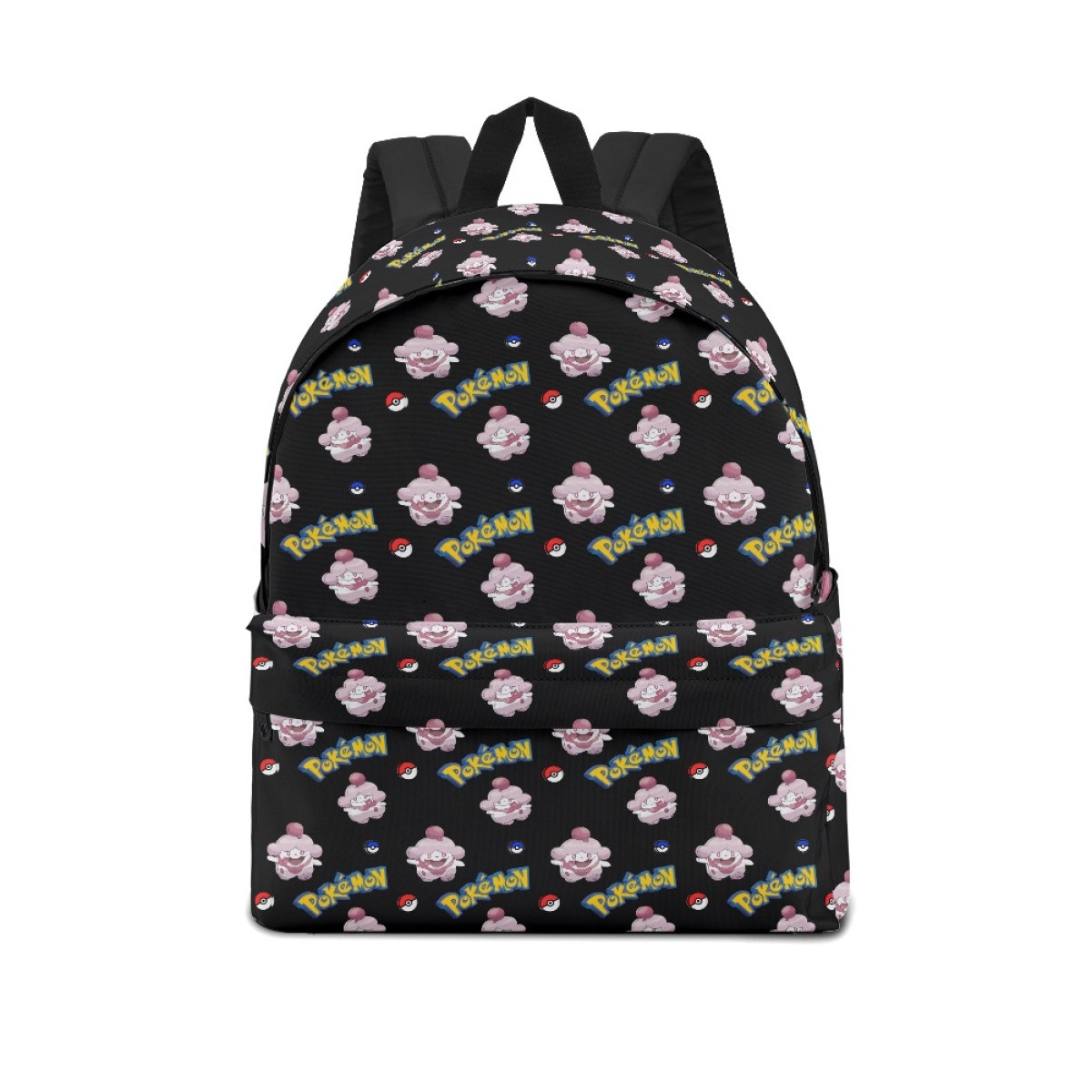 Pokemon Slurpuff School Backpack Multicolor Schoolbag Rucksack - Slurpuff Character Series Art