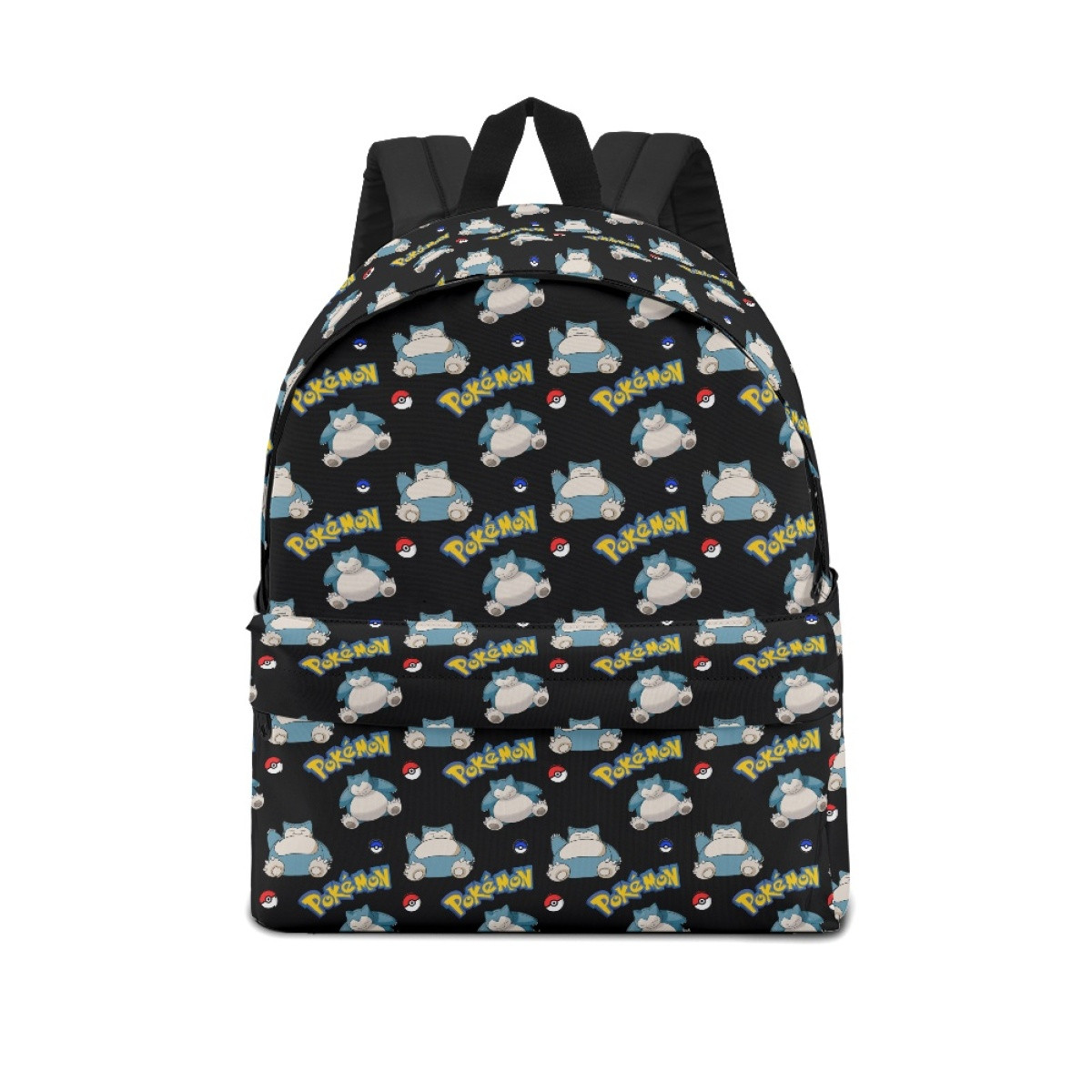 Pokemon Snorlax School Backpack Multicolor Schoolbag Rucksack - Snorlax Character Series Art