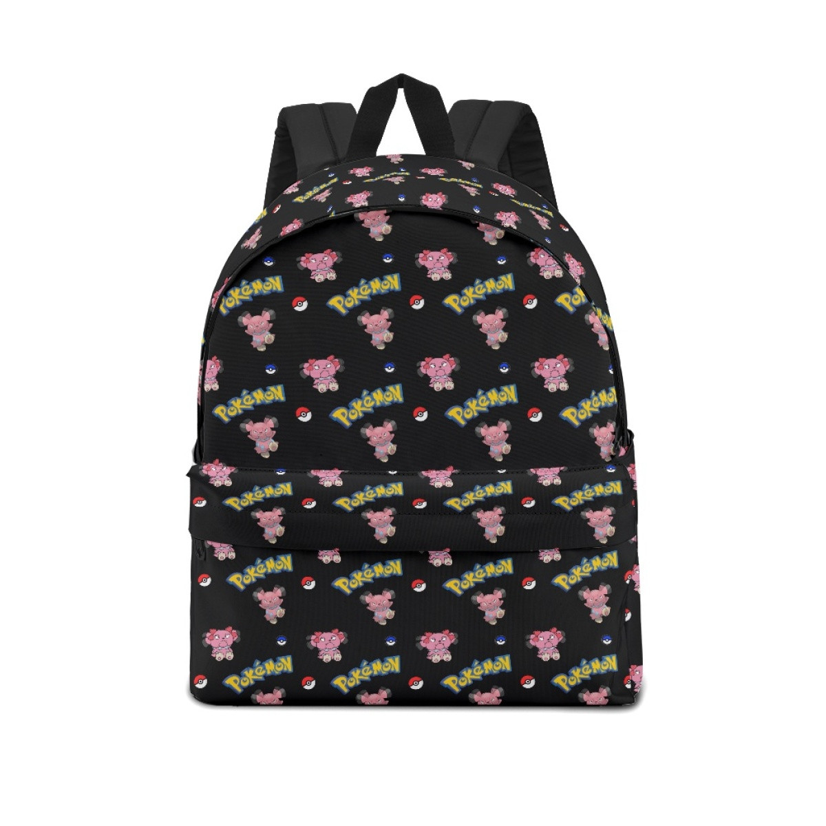 Pokemon Snubbull School Backpack Multicolor Schoolbag Rucksack - Snubbull Character Series Art