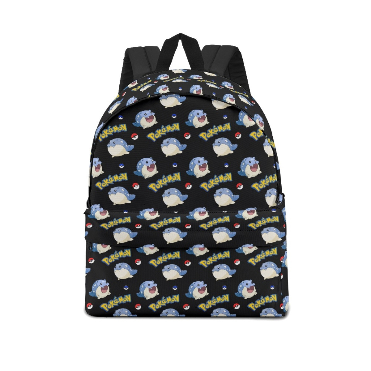 Pokemon Spheal School Backpack Multicolor Schoolbag Rucksack - Spheal Character Series Art