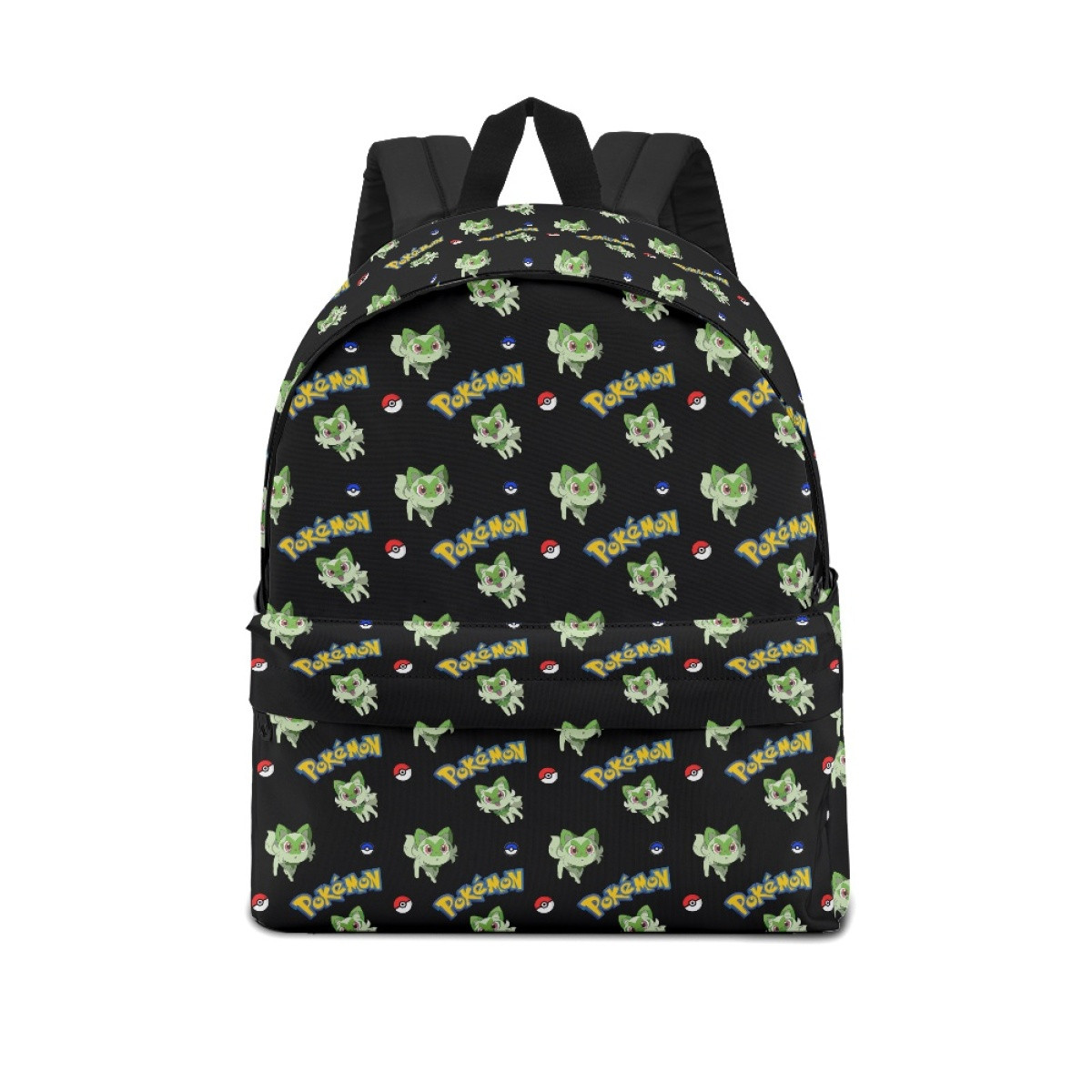 Pokemon Sprigatito School Backpack Multicolor Schoolbag Rucksack - Sprigatito Character Series Art