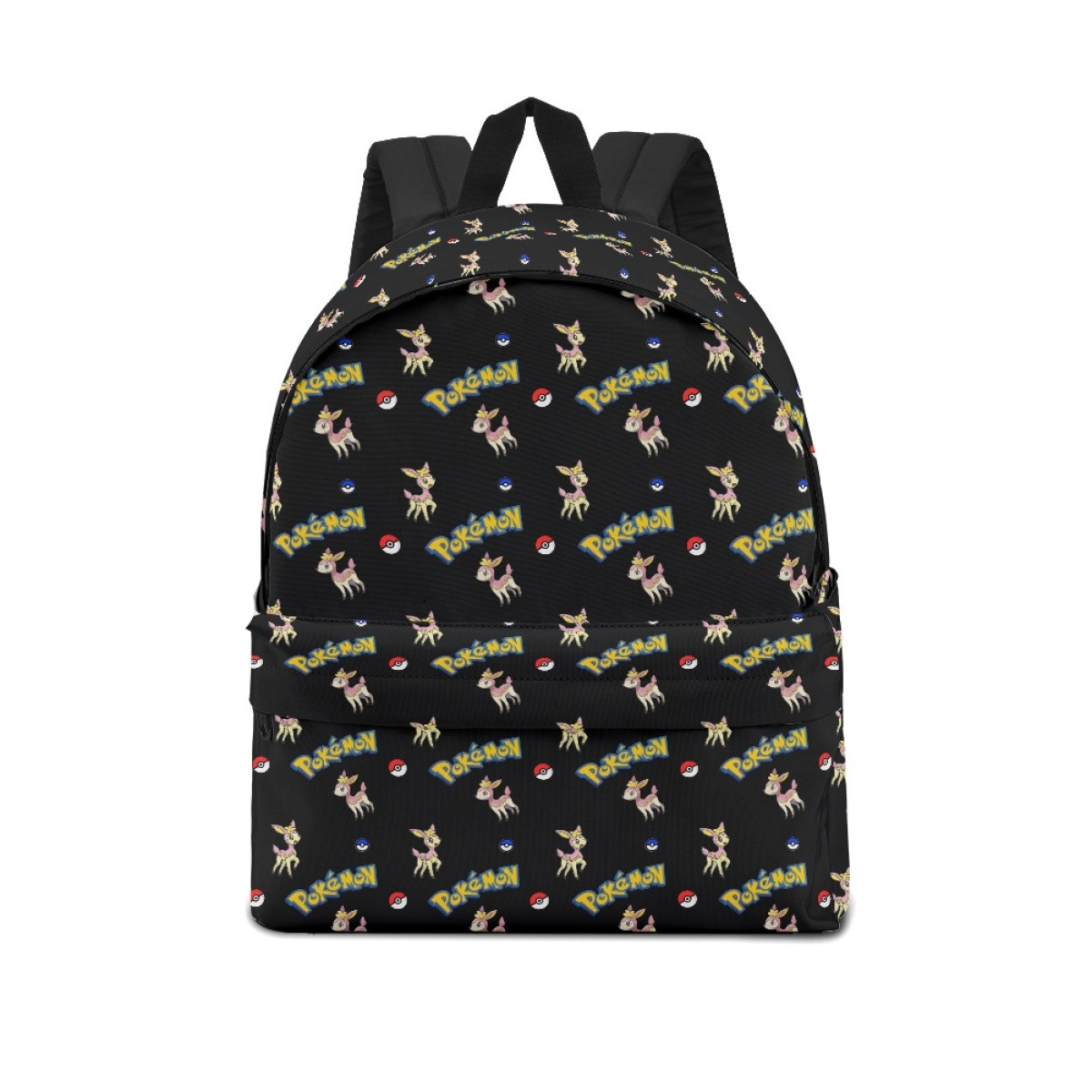 Pokemon Deerling School Backpack Multicolor Schoolbag Rucksack - Spring Deerling Character Series Art
