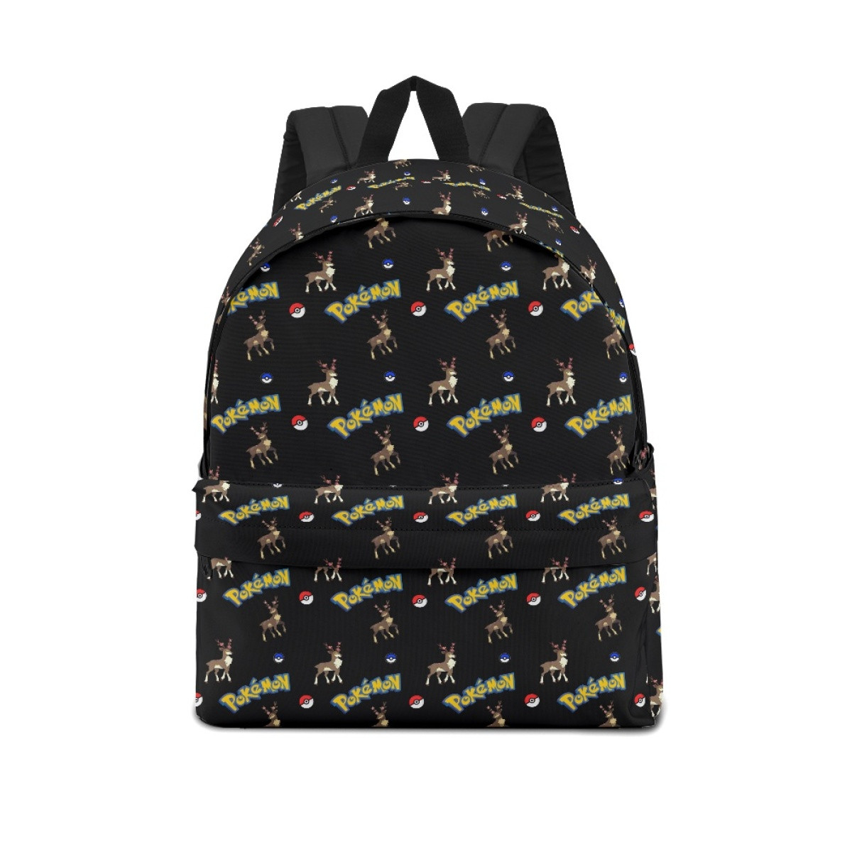 Pokemon Sawsbuck School Backpack Multicolor Schoolbag Rucksack - Spring Sawsbuck Character Series Art