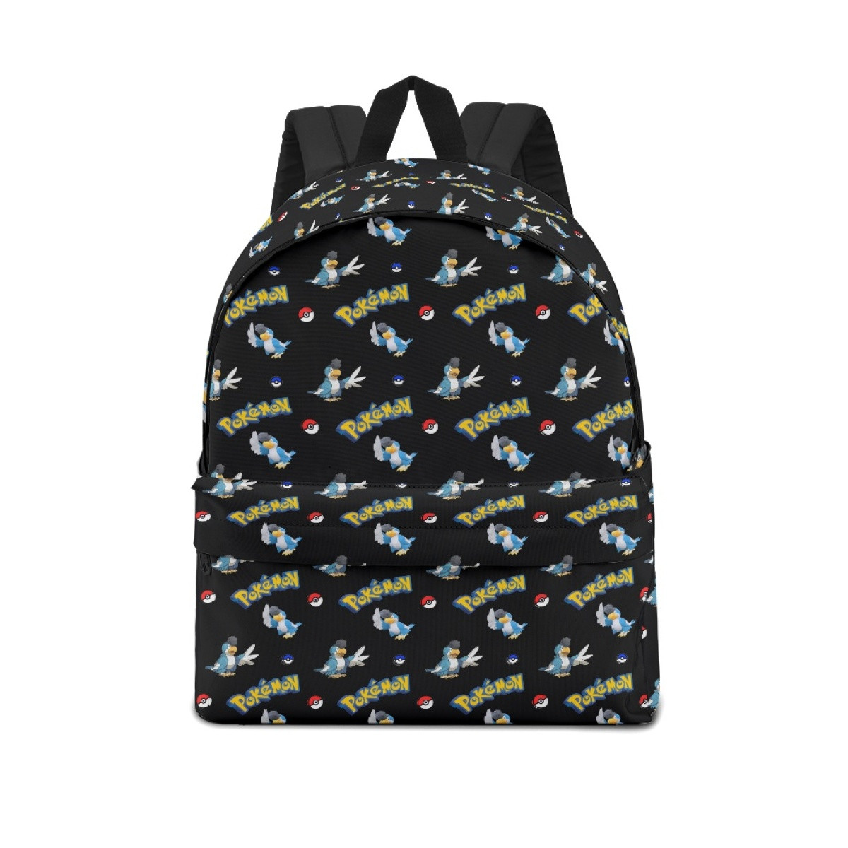 Pokemon Squawkabilly School Backpack Multicolor Schoolbag Rucksack - White Plumage Squawkabilly Character Series Art
