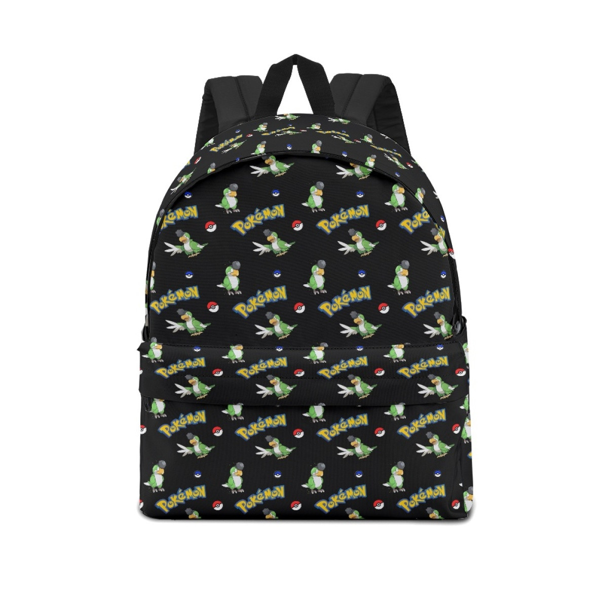 Pokemon Squawkabilly School Backpack Multicolor Schoolbag Rucksack - Blue Plumage Squawkabilly Character Series Art