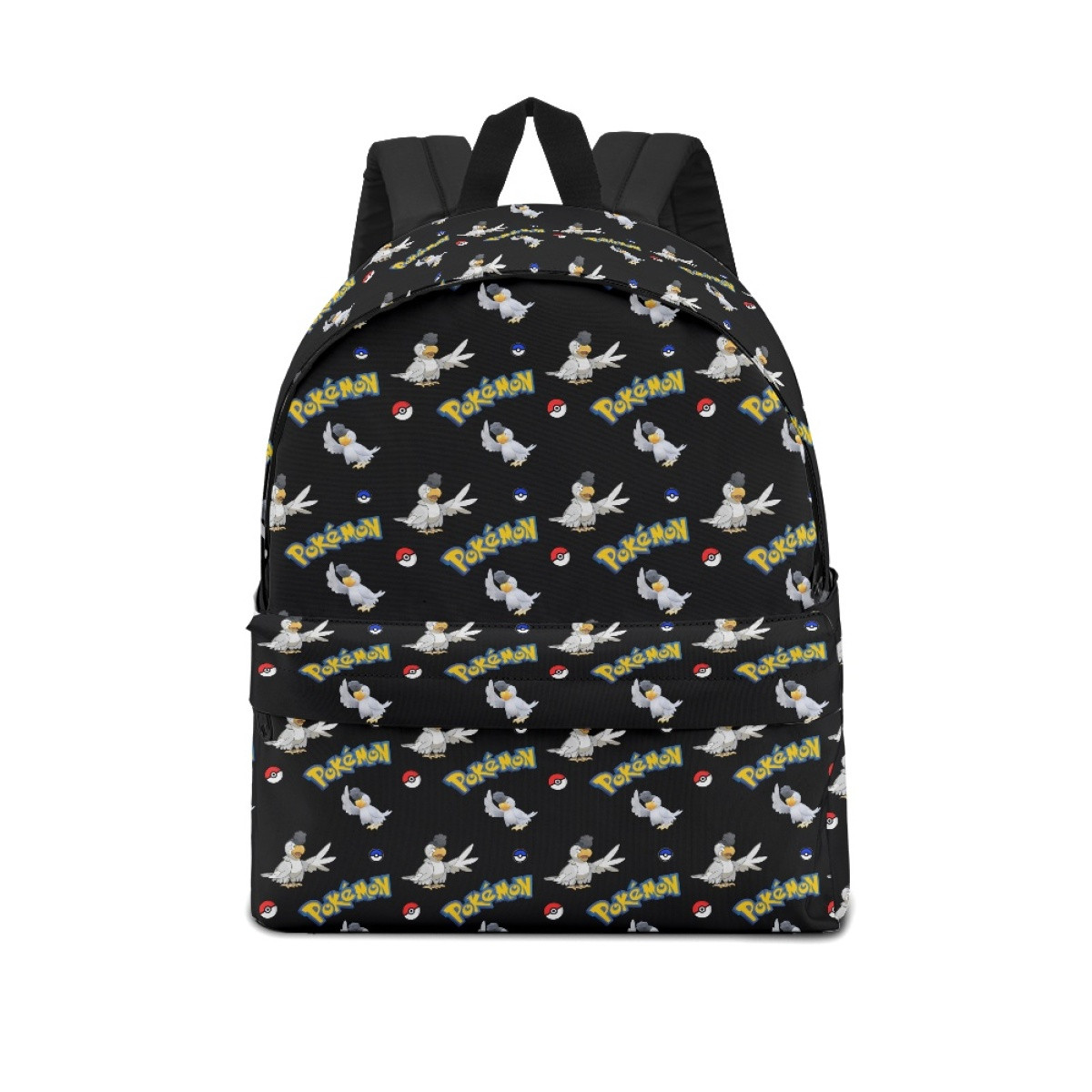 Pokemon Squawkabilly School Backpack Multicolor Schoolbag Rucksack - Yellow Plumage Squawkabill Character Series Art