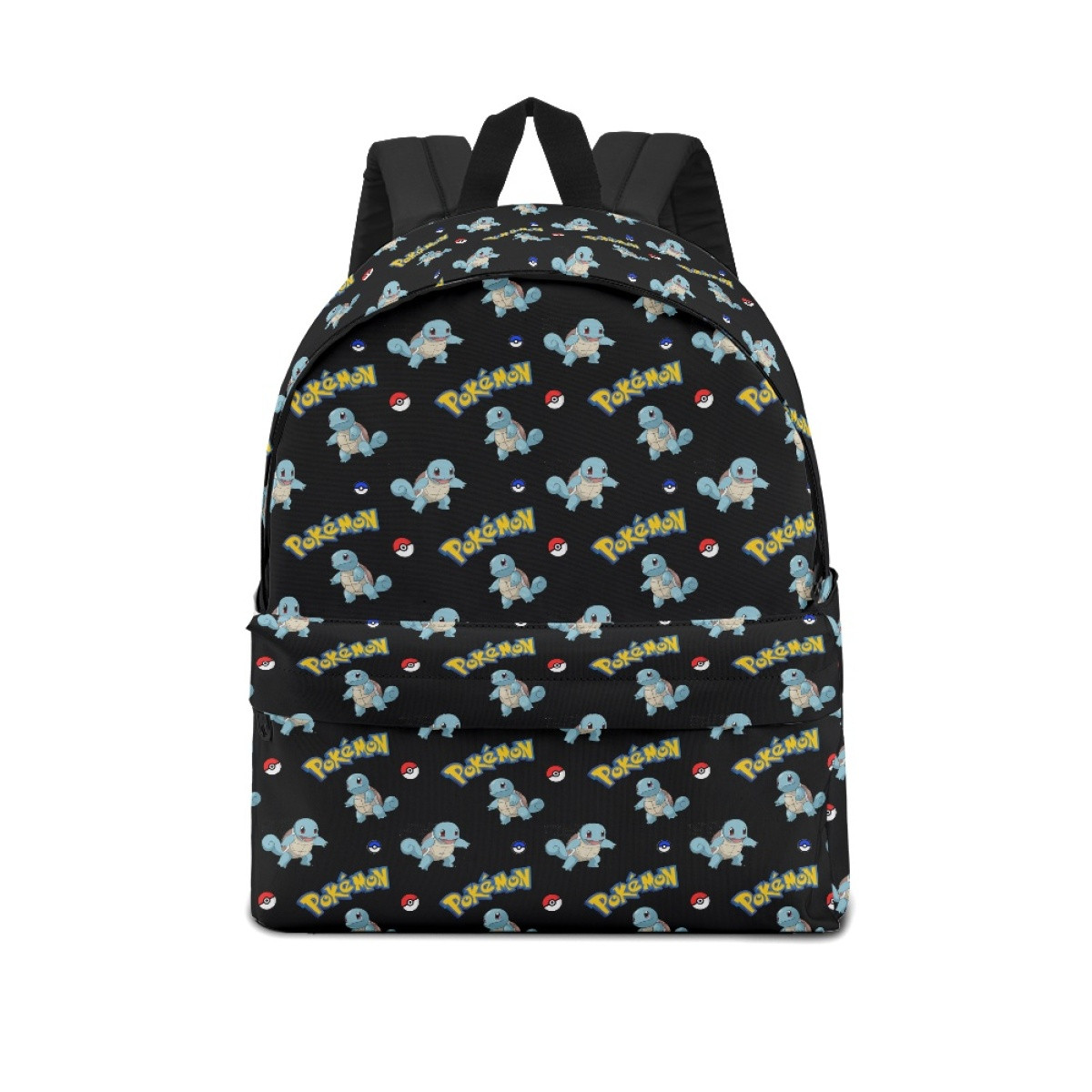 Pokemon Squirtle School Backpack Multicolor Schoolbag Rucksack - Squirtle Character Series Art