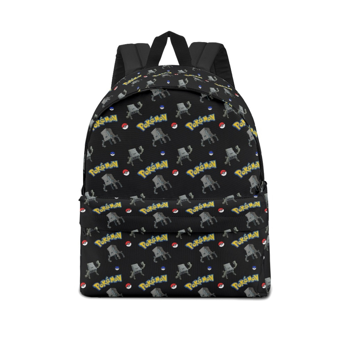 Pokemon Stakataka School Backpack Multicolor Schoolbag Rucksack - Stakataka Character Series Art