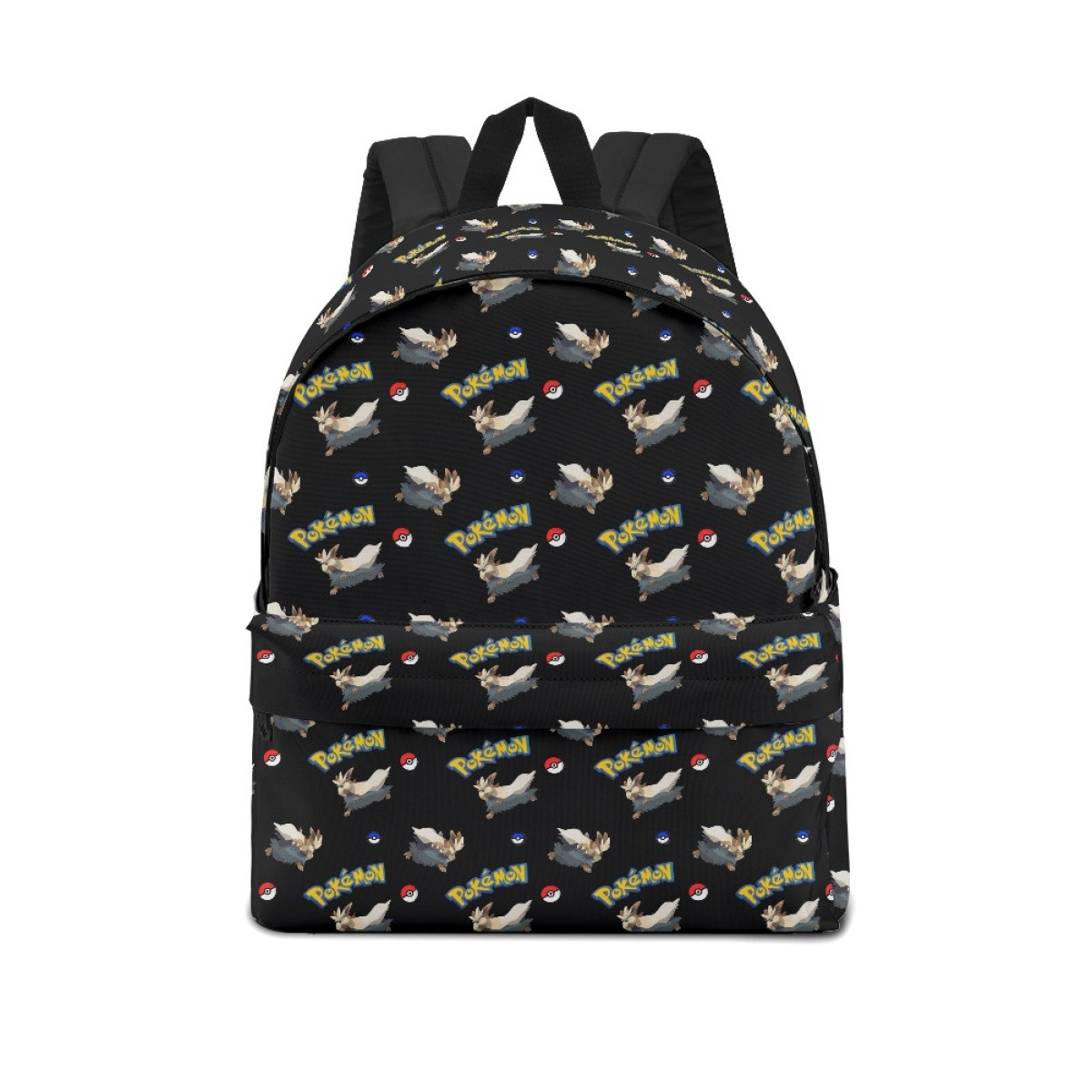 Pokemon Stoutland School Backpack Multicolor Schoolbag Rucksack - Stoutland Character Series Art