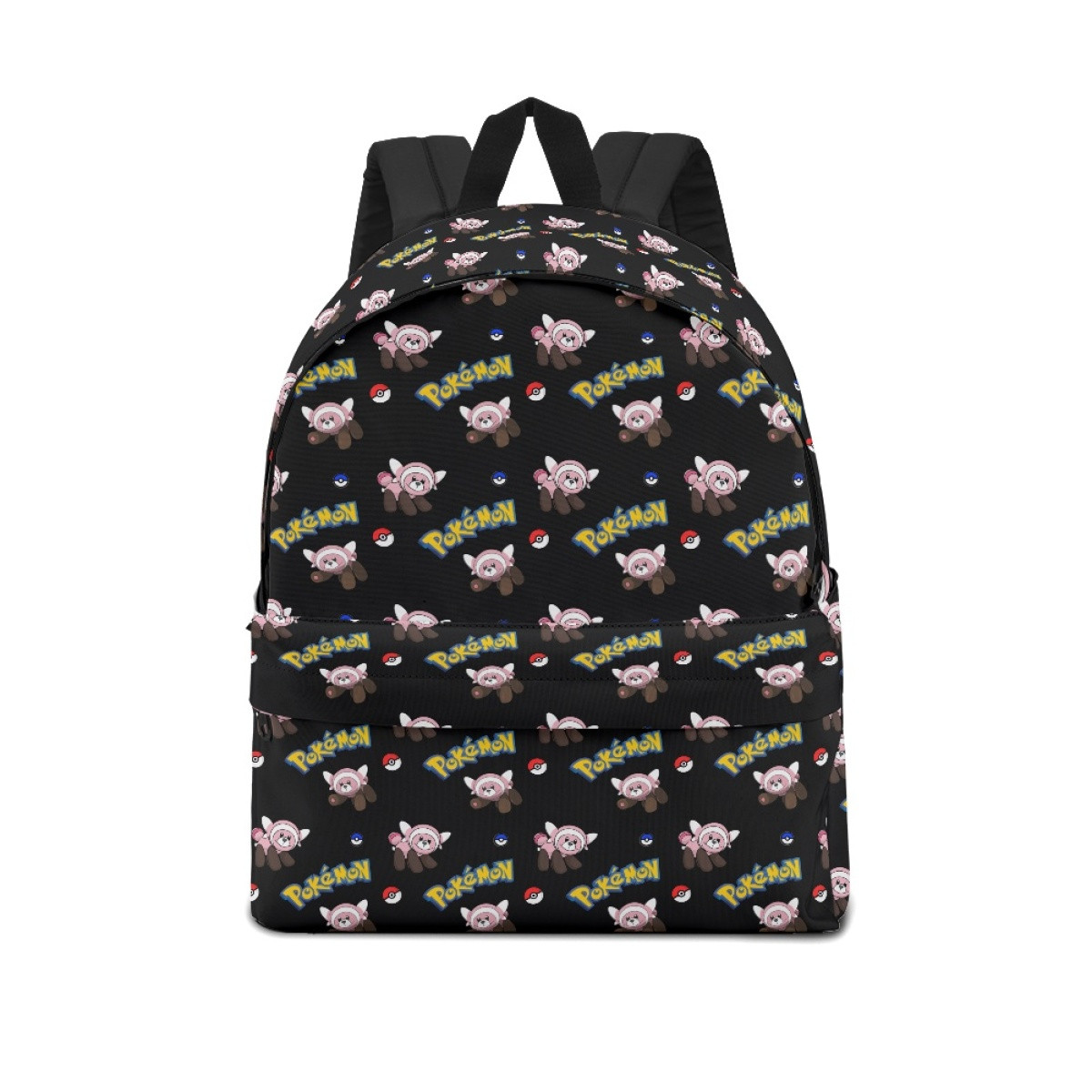 Pokemon Stufful School Backpack Multicolor Schoolbag Rucksack - Stufful Character Series Art