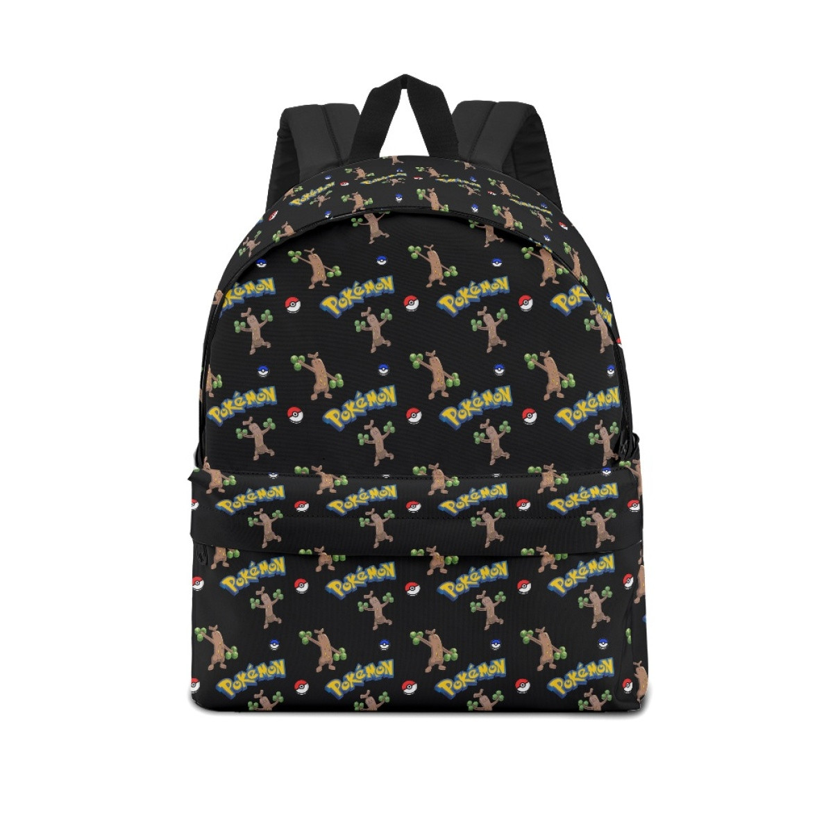 Pokemon Sudowoodo School Backpack Multicolor Schoolbag Rucksack - Sudowoodo Character Series Art