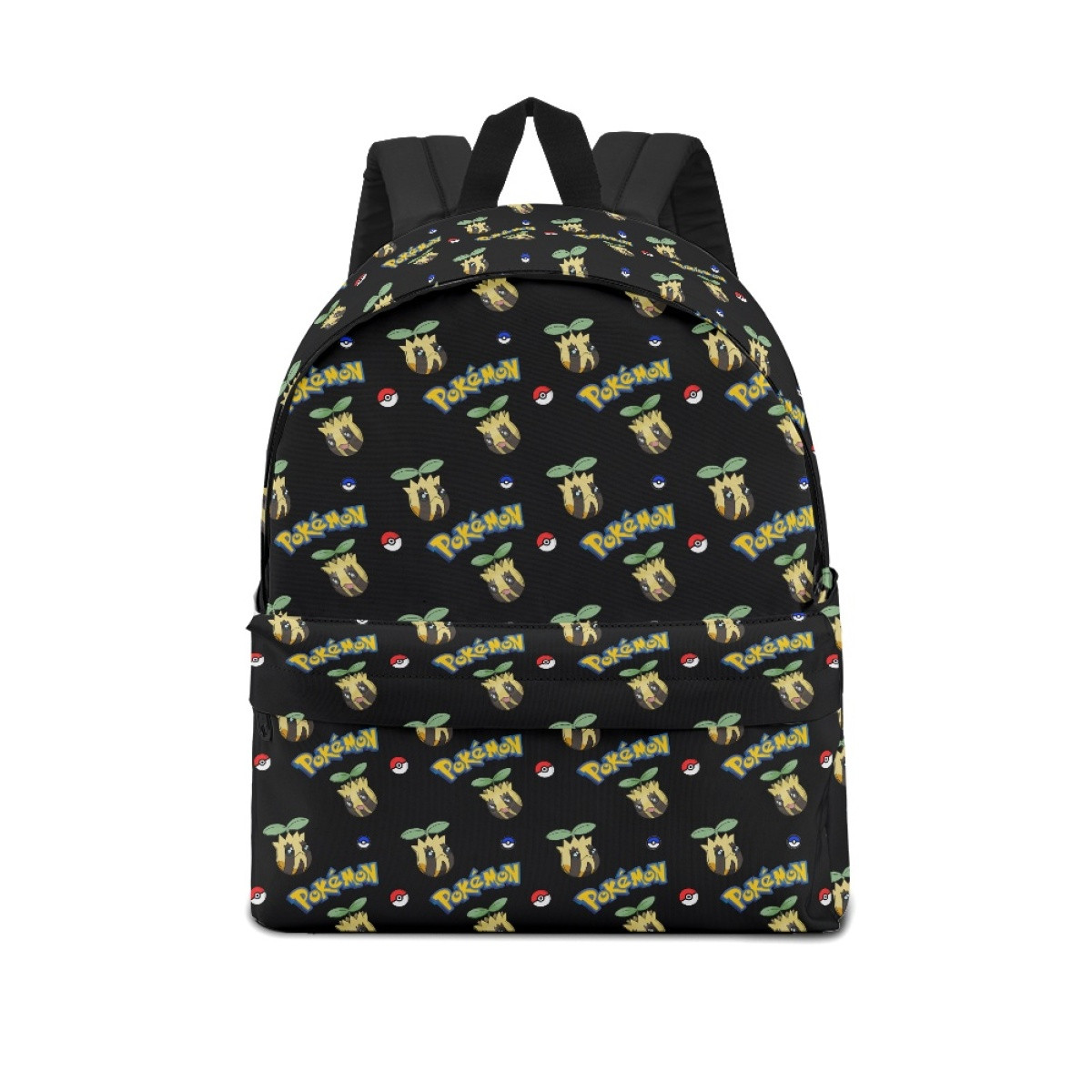 Pokemon Sunkern School Backpack Multicolor Schoolbag Rucksack - Sunkern Character Series Art