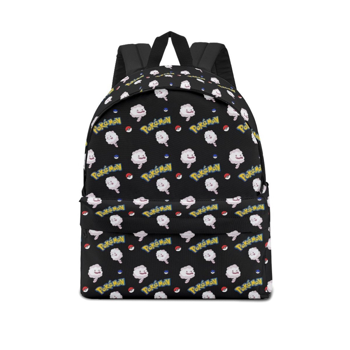 Pokemon Swirlix School Backpack Multicolor Schoolbag Rucksack - Swirlix Character Series Art