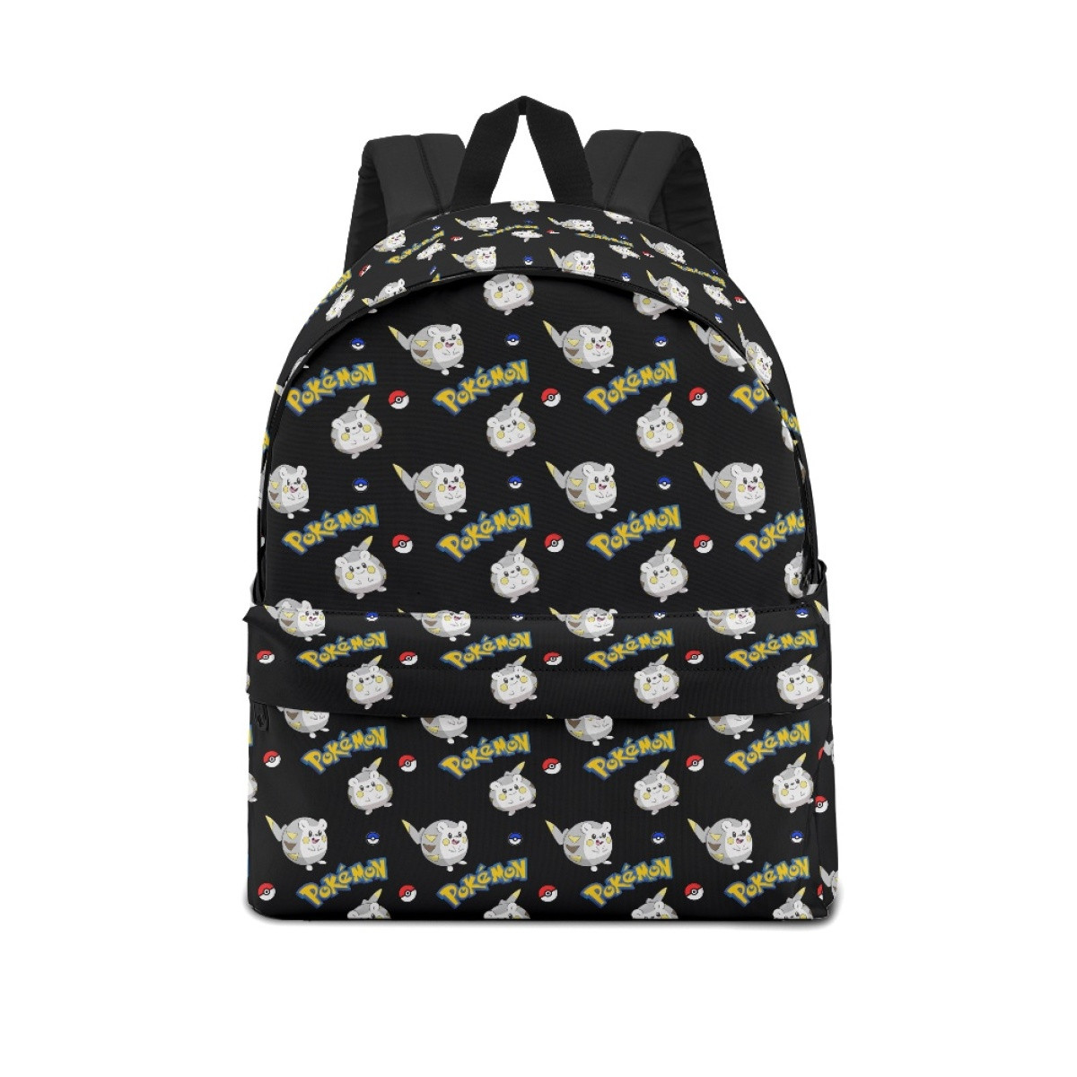 Pokemon Togedemaru School Backpack Multicolor Schoolbag Rucksack - Togedemaru Character Series Art