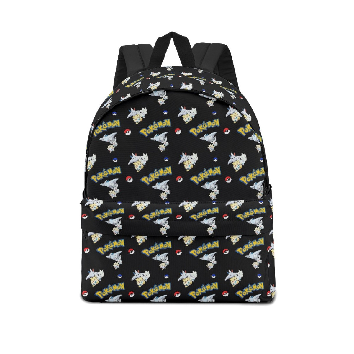 Pokemon School Backpack Multicolor Schoolbag Rucksack - Togepi Togetic Togekiss Evolution Cartoon Art Series