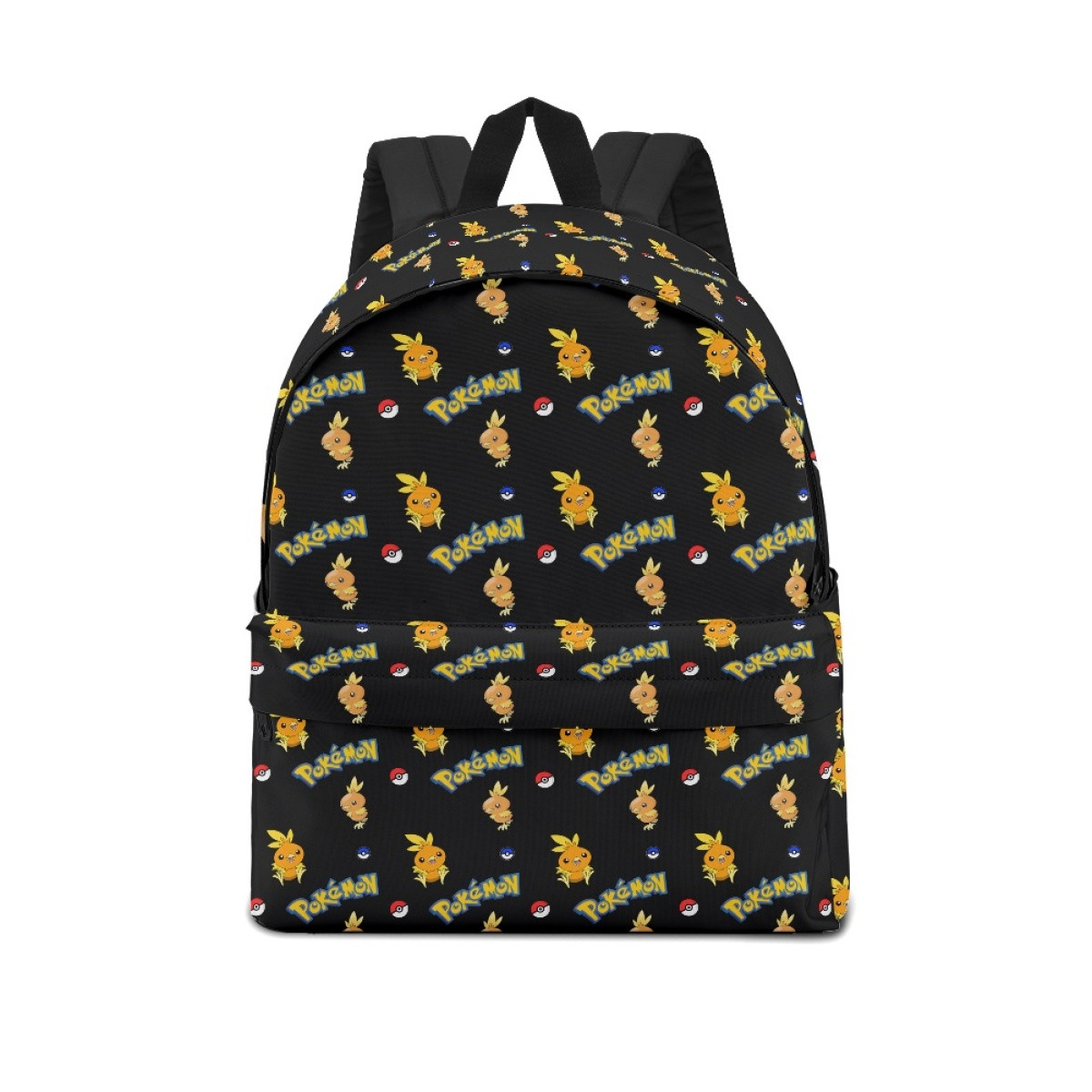 Pokemon Torchic School Backpack Multicolor Schoolbag Rucksack - Torchic Character Series Art