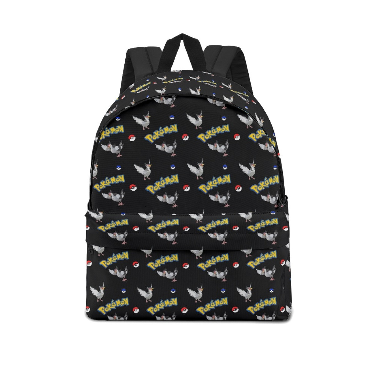 Pokemon Tranquill School Backpack Multicolor Schoolbag Rucksack - Tranquill Character Series Art