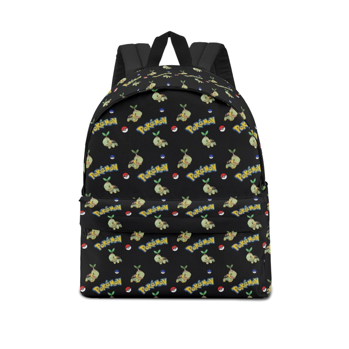 Pokemon Turtwig School Backpack Multicolor Schoolbag Rucksack - Turtwig Character Series Art