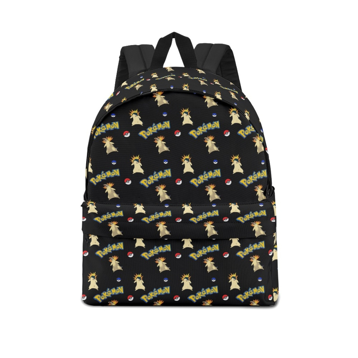 Pokemon Typhlosion School Backpack Multicolor Schoolbag Rucksack - Typhlosion Character Series Art