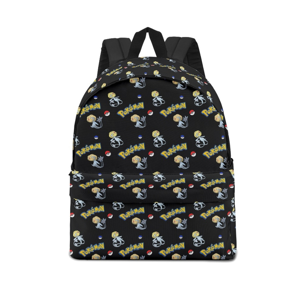 Pokemon Uxie School Backpack Multicolor Schoolbag Rucksack - Uxie Character Series Art