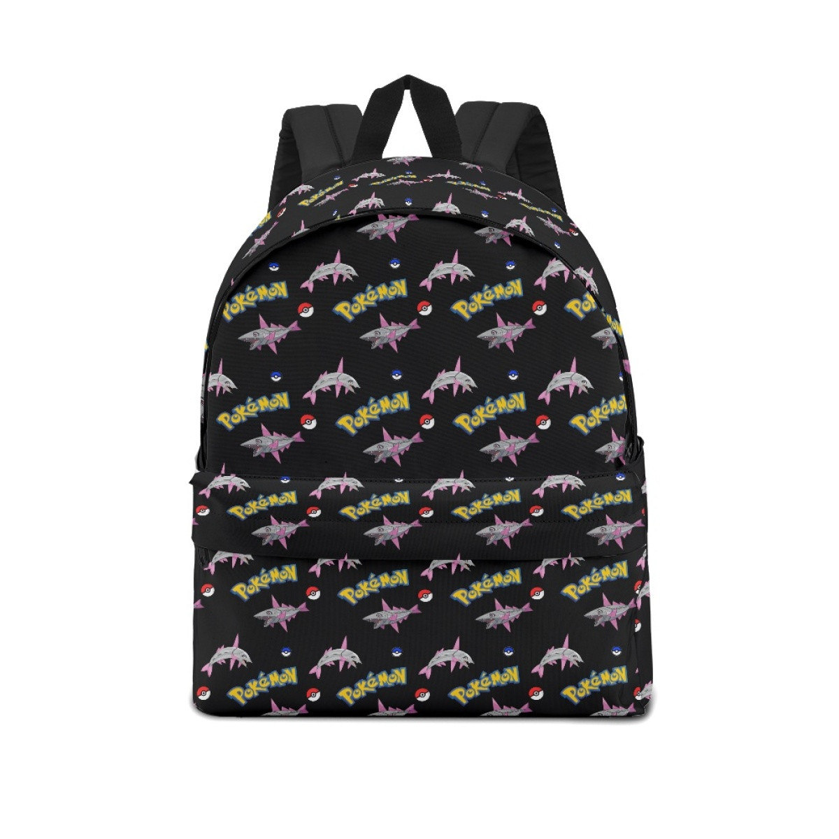 Pokemon Veluza School Backpack Multicolor Schoolbag Rucksack - Veluza Character Series Art