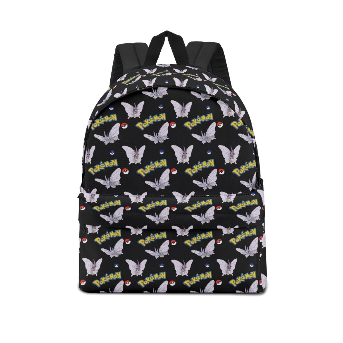 Pokemon Venomoth School Backpack Multicolor Schoolbag Rucksack - Venomoth Character Series Art