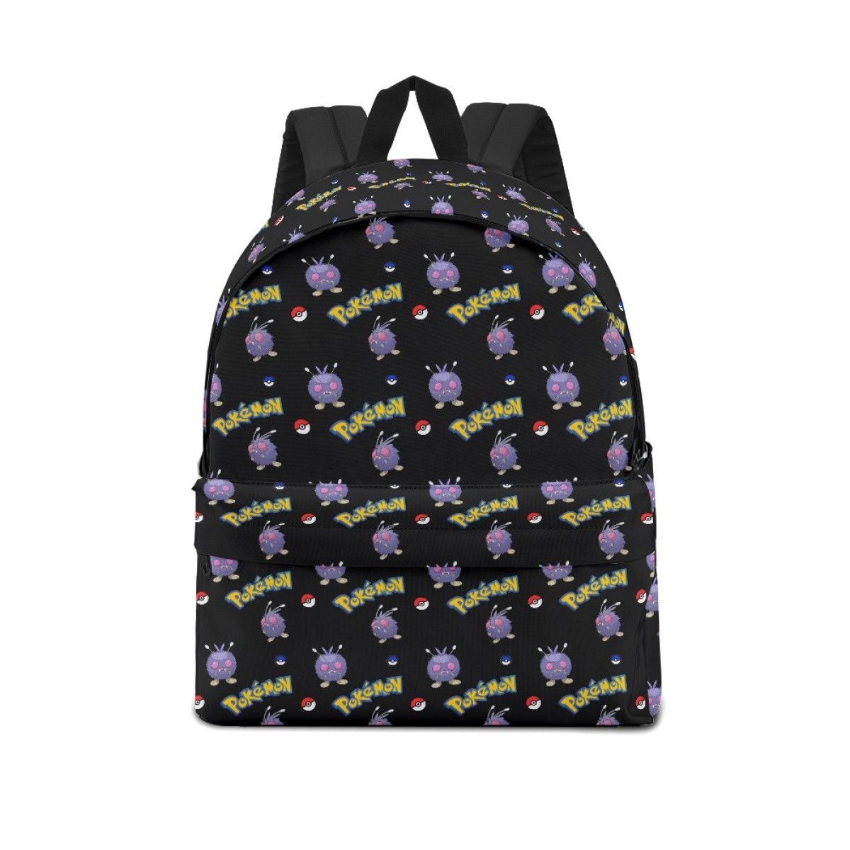 Pokemon Venonat School Backpack Multicolor Schoolbag Rucksack - Venonat Character Series Art
