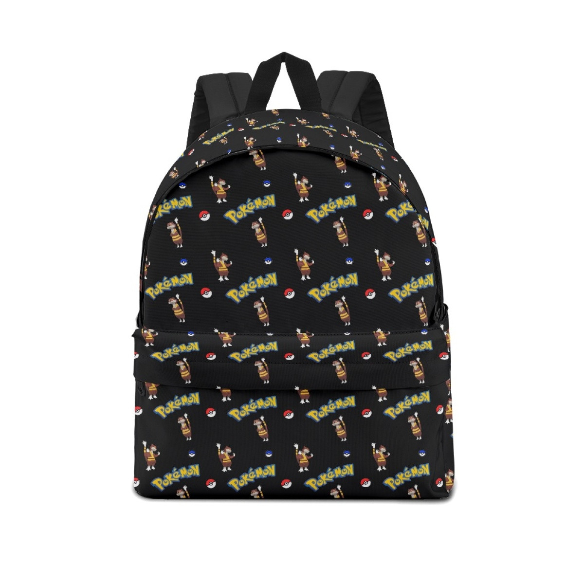 Pokemon Watchog School Backpack Multicolor Schoolbag Rucksack - Watchog Character Series Art