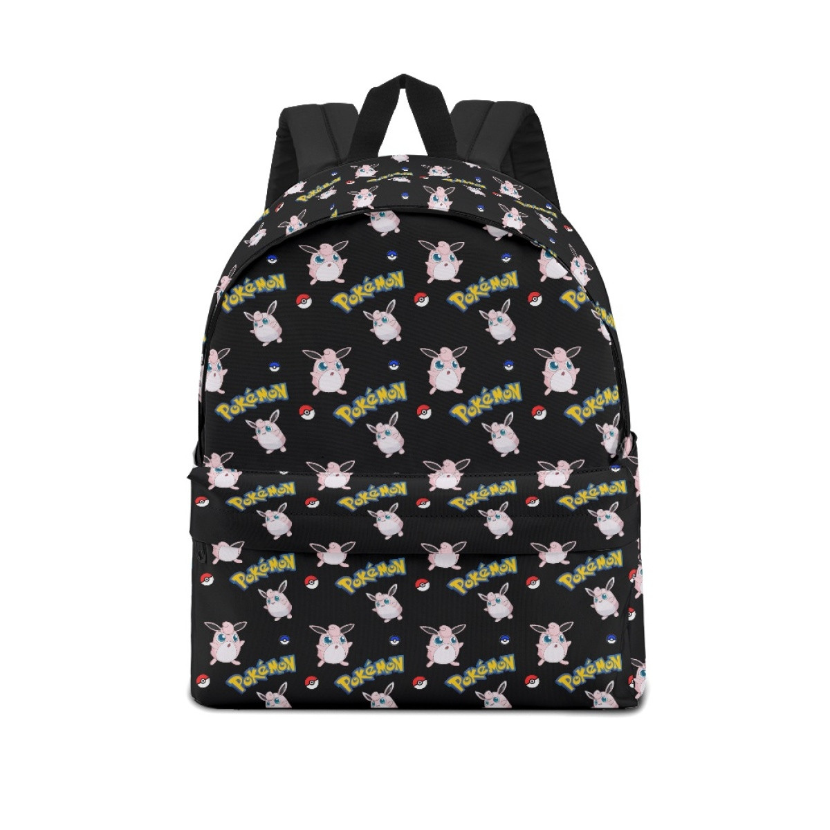 Pokemon Wigglytuff School Backpack Multicolor Schoolbag Rucksack - Wigglytuff Character Series Art