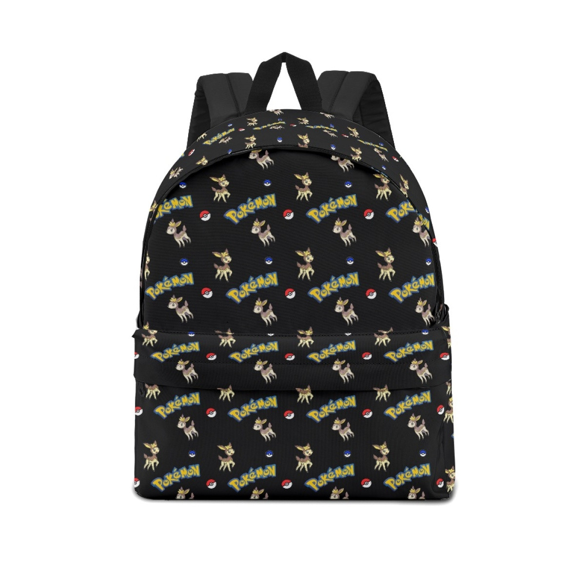 Pokemon Deerling School Backpack Multicolor Schoolbag Rucksack - Winter Deerling Character Series Art