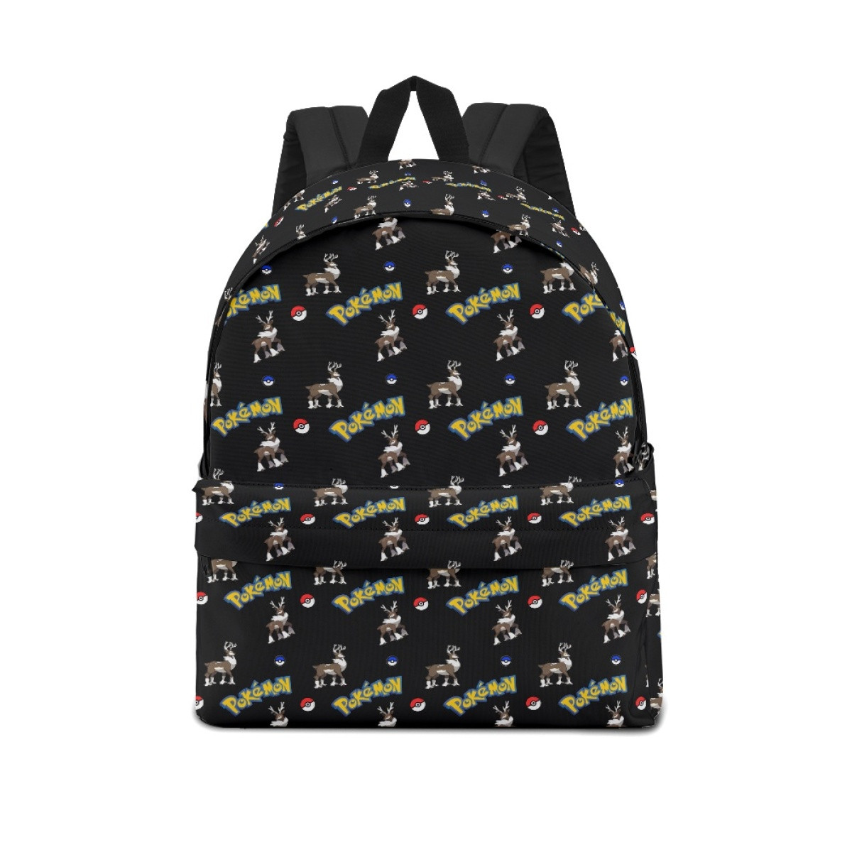 Pokemon Sawsbuck School Backpack Multicolor Schoolbag Rucksack - Winter Sawsbuck Character Series Art