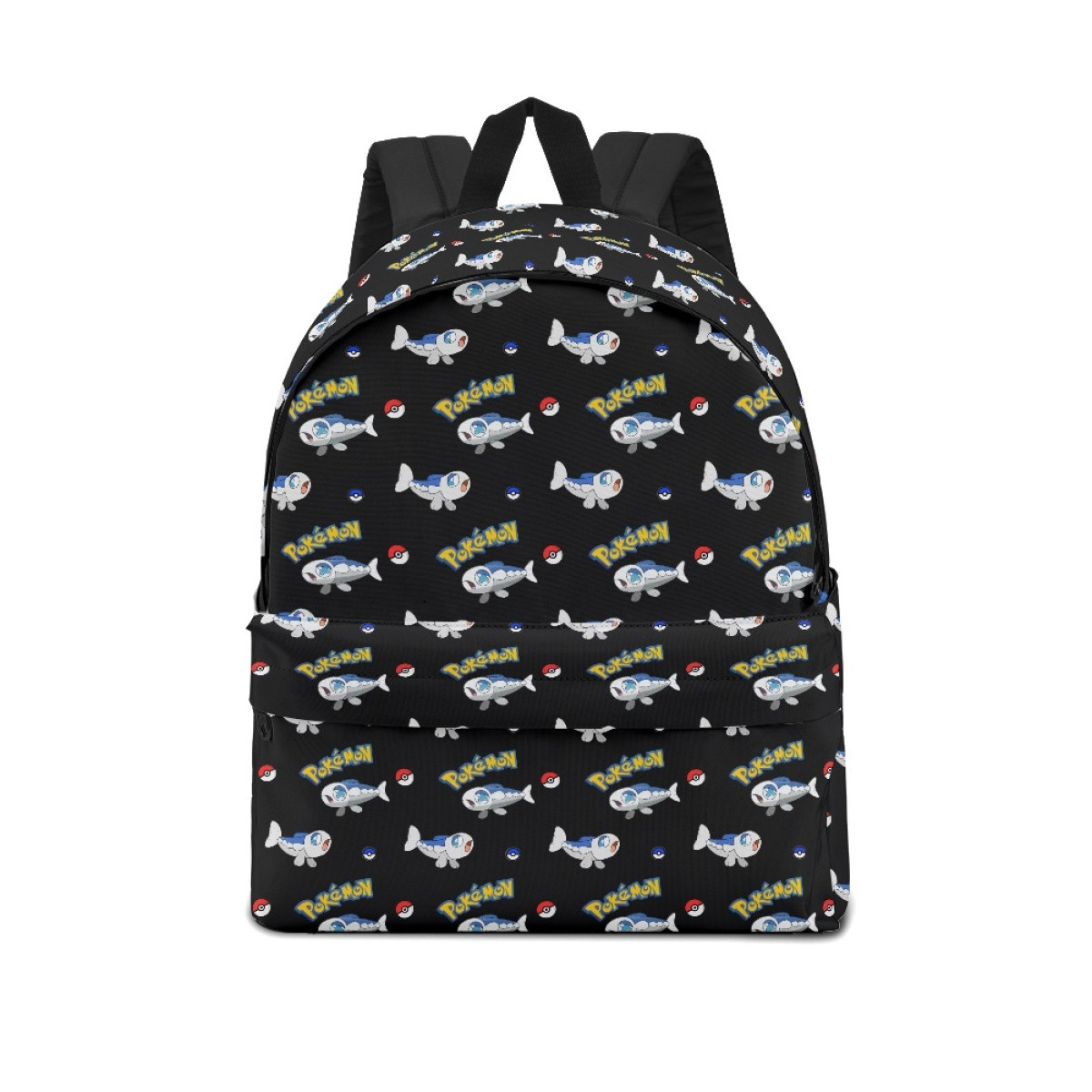Pokemon Wishiwashi School Backpack Multicolor Schoolbag Rucksack - Wishiwashi Solo Character Series Art