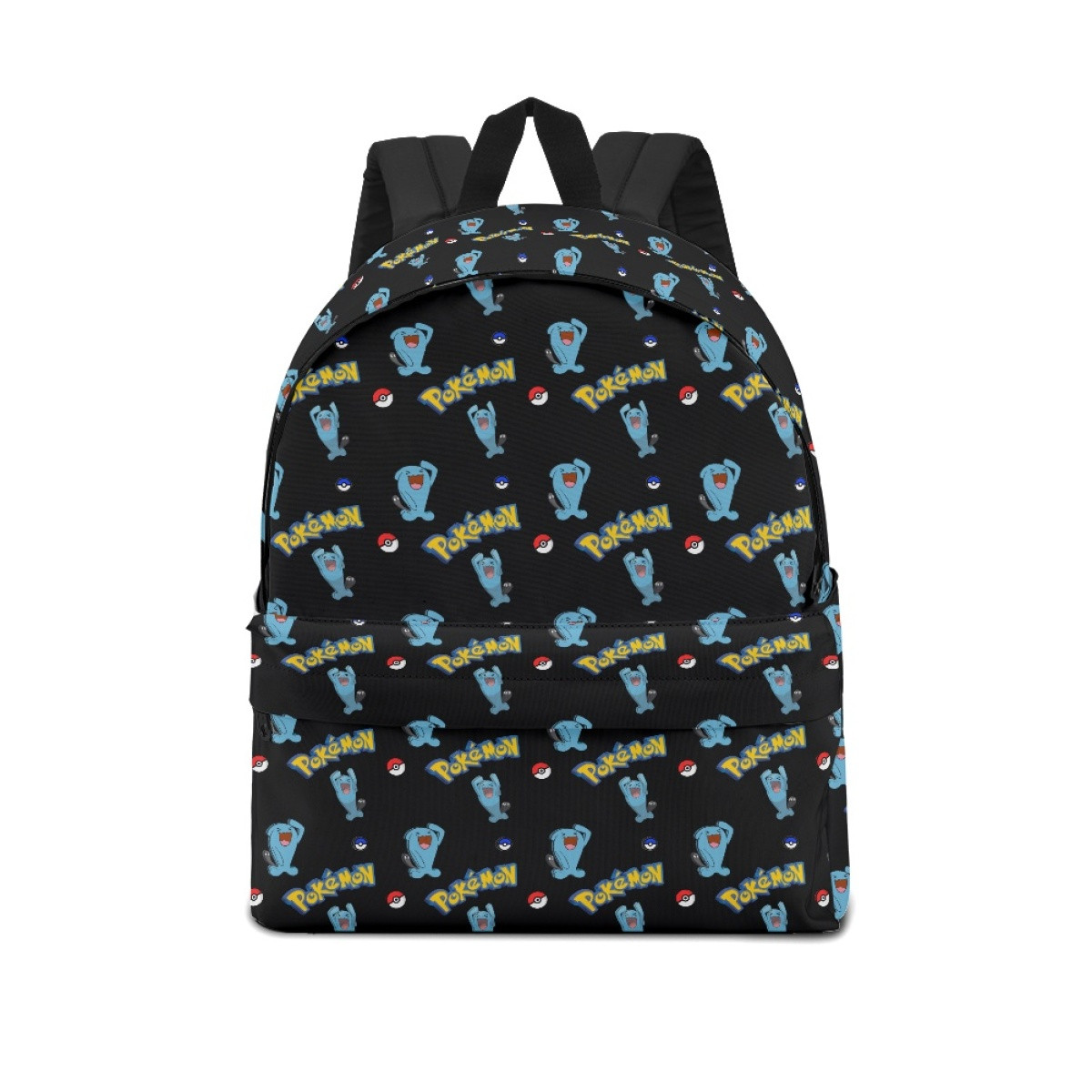 Pokemon Wobbuffet School Backpack Multicolor Schoolbag Rucksack - Wobbuffet Character Series Art