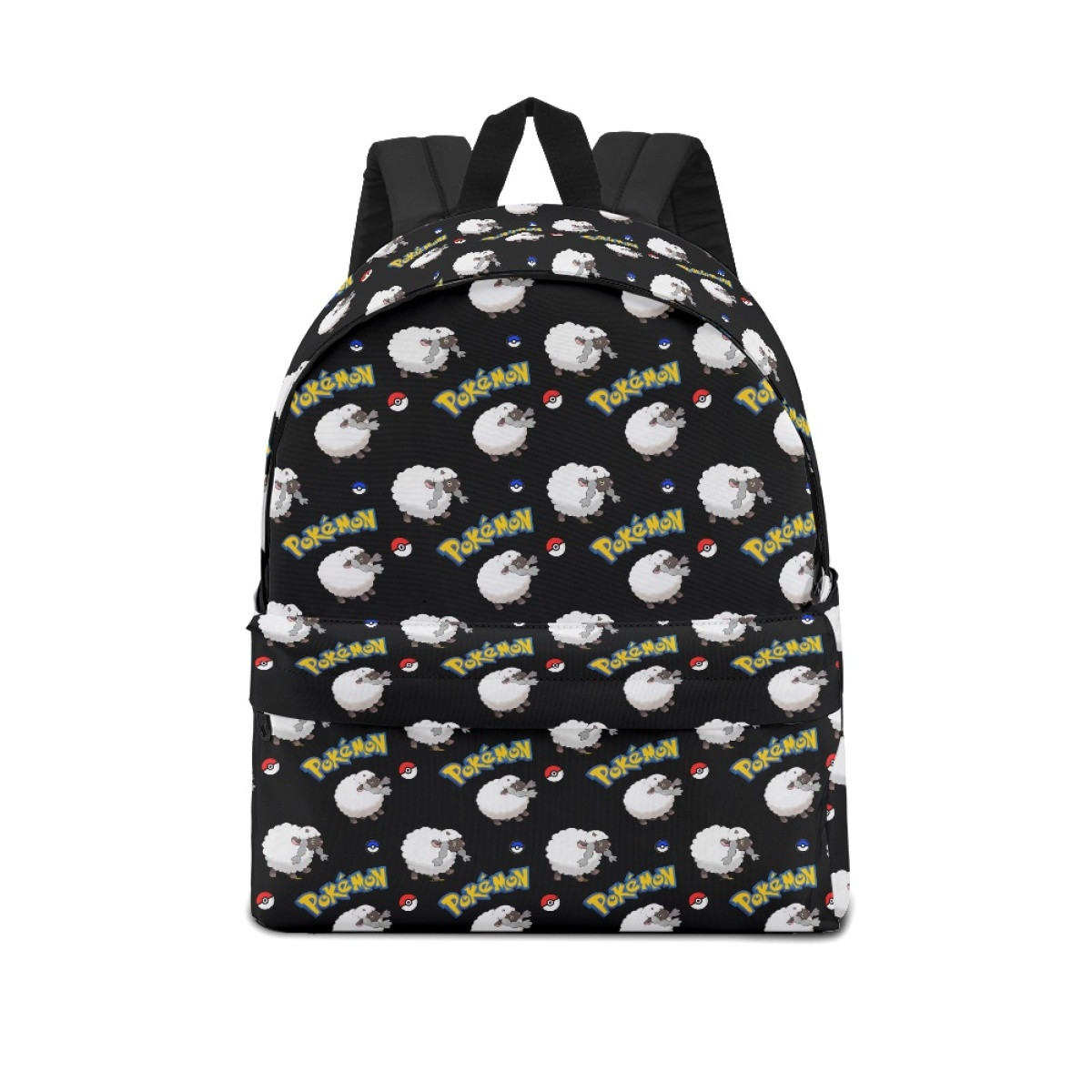 Pokemon Wooloo School Backpack Multicolor Schoolbag Rucksack - Wooloo Character Series Art