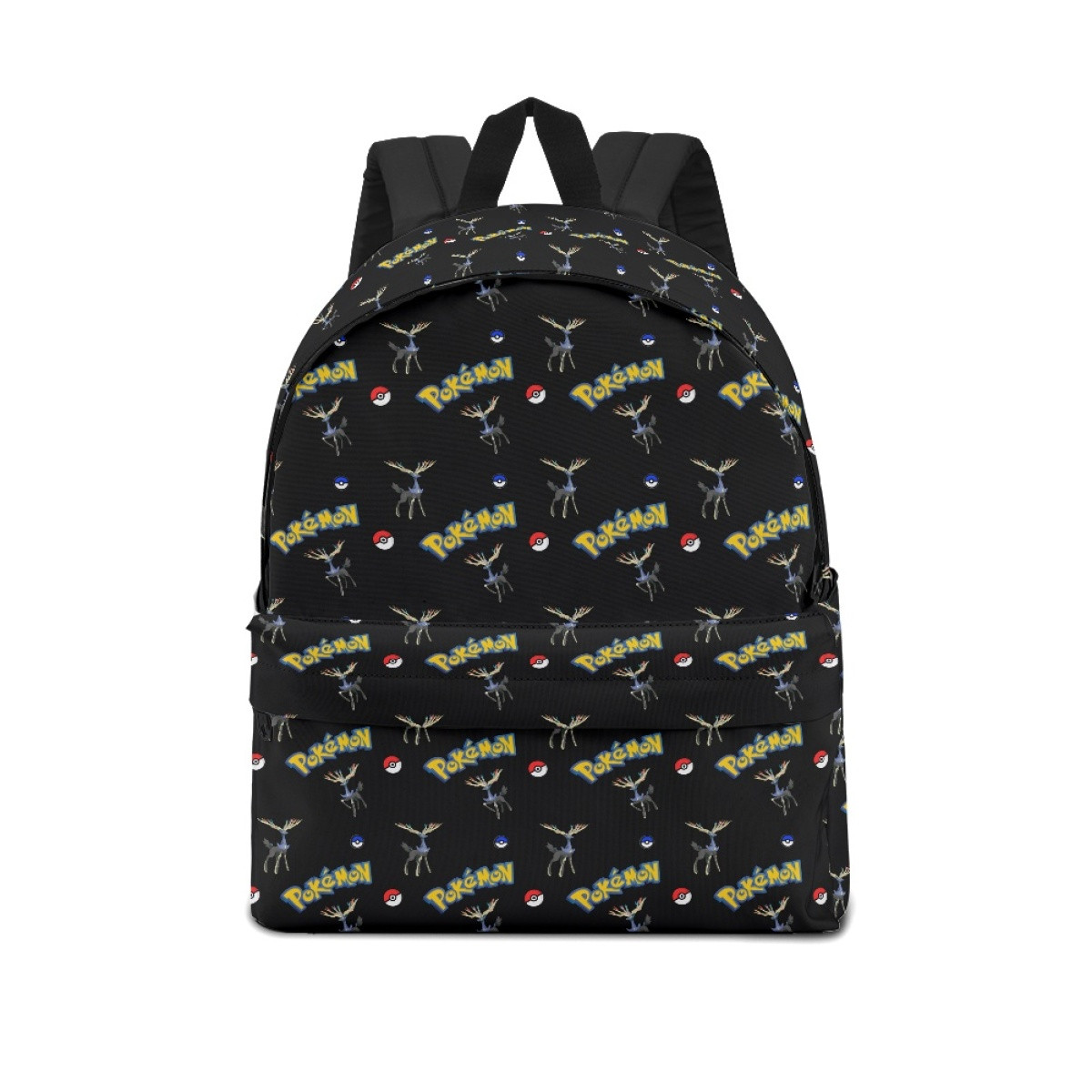 Pokemon Xerneas School Backpack Multicolor Schoolbag Rucksack - Xerneas Character Series Art