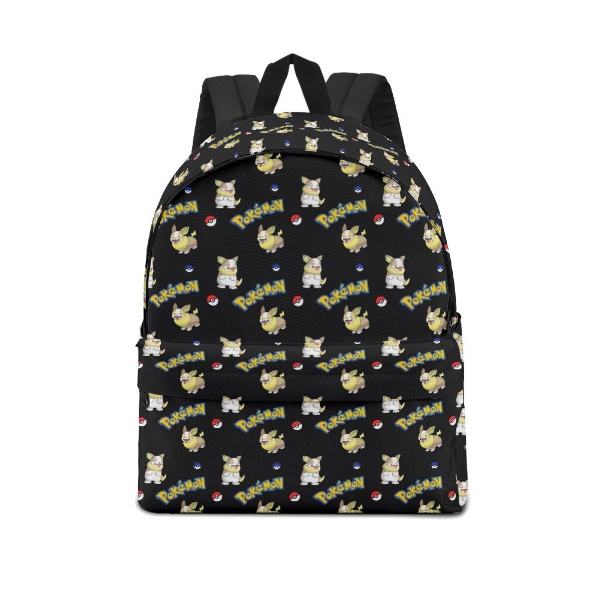 Pokemon Yamper School Backpack Multicolor Schoolbag Rucksack - Yamper Character Series Art