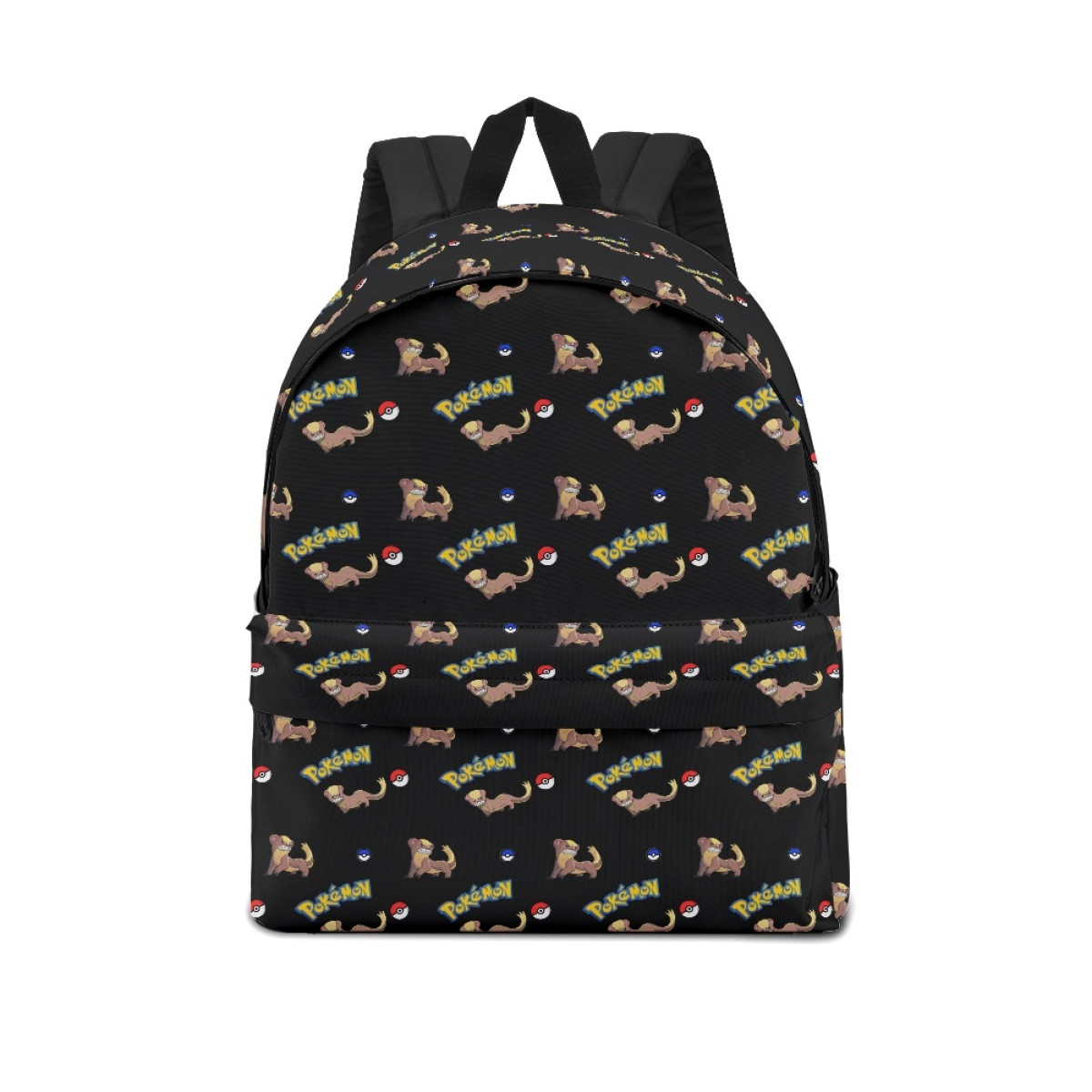 Pokemon Yungoos School Backpack Multicolor Schoolbag Rucksack - Yungoos Character Series Art