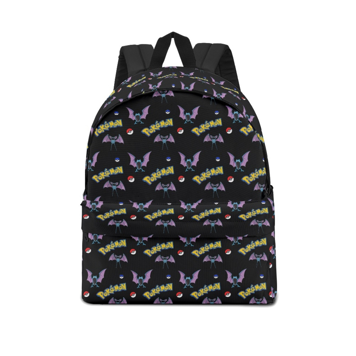 Pokemon Zubat School Backpack Multicolor Schoolbag Rucksack - Zubat Character Series Art